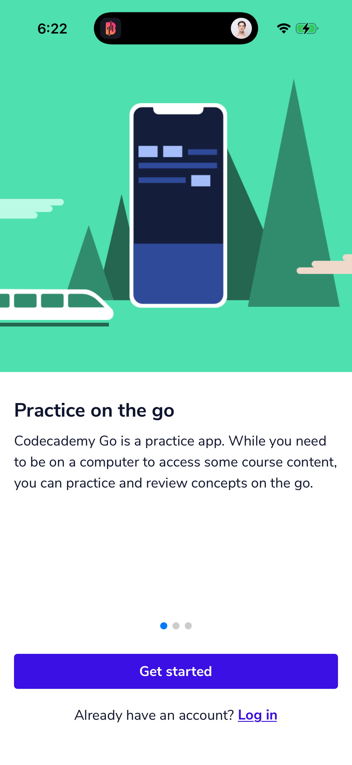 codeacademy-go sign in