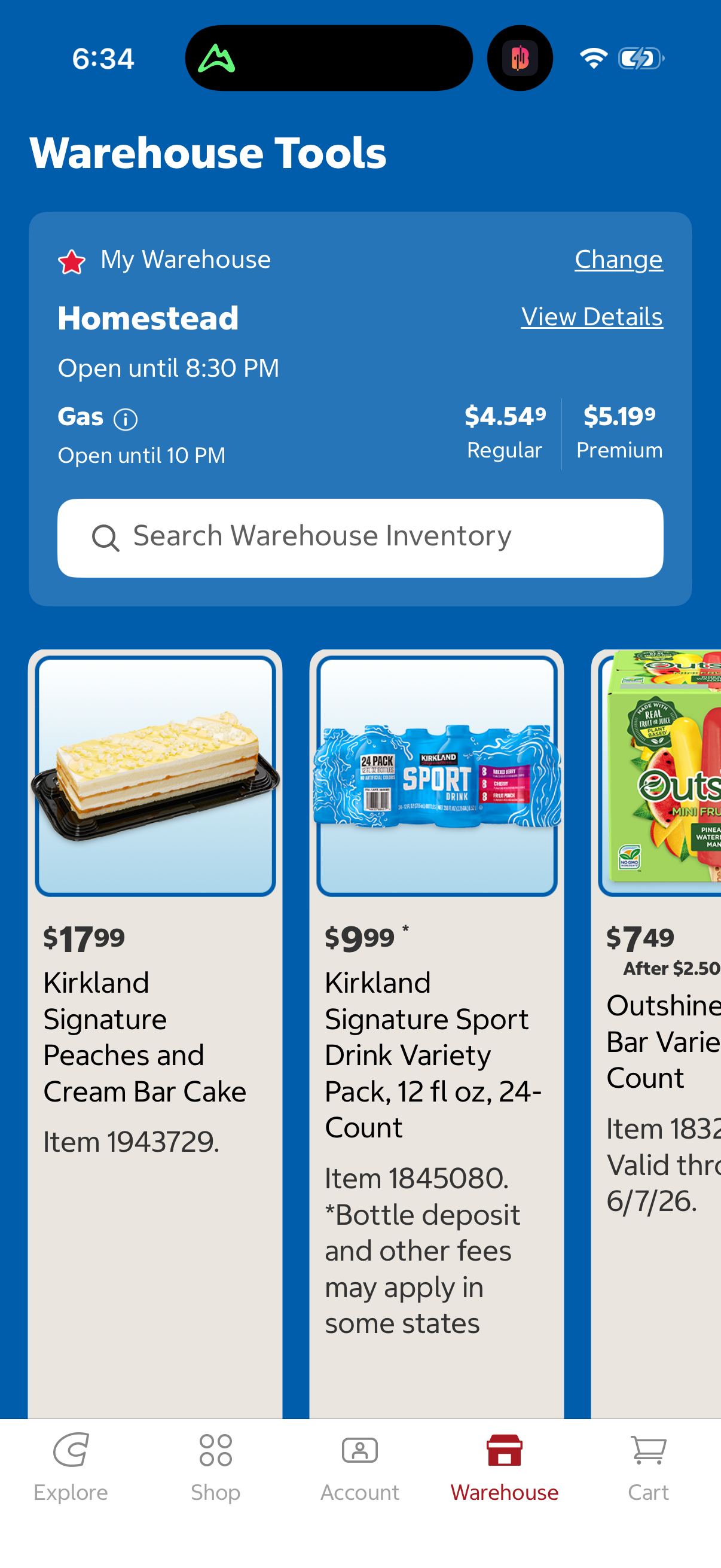 Step 4 of costco Main_tabs