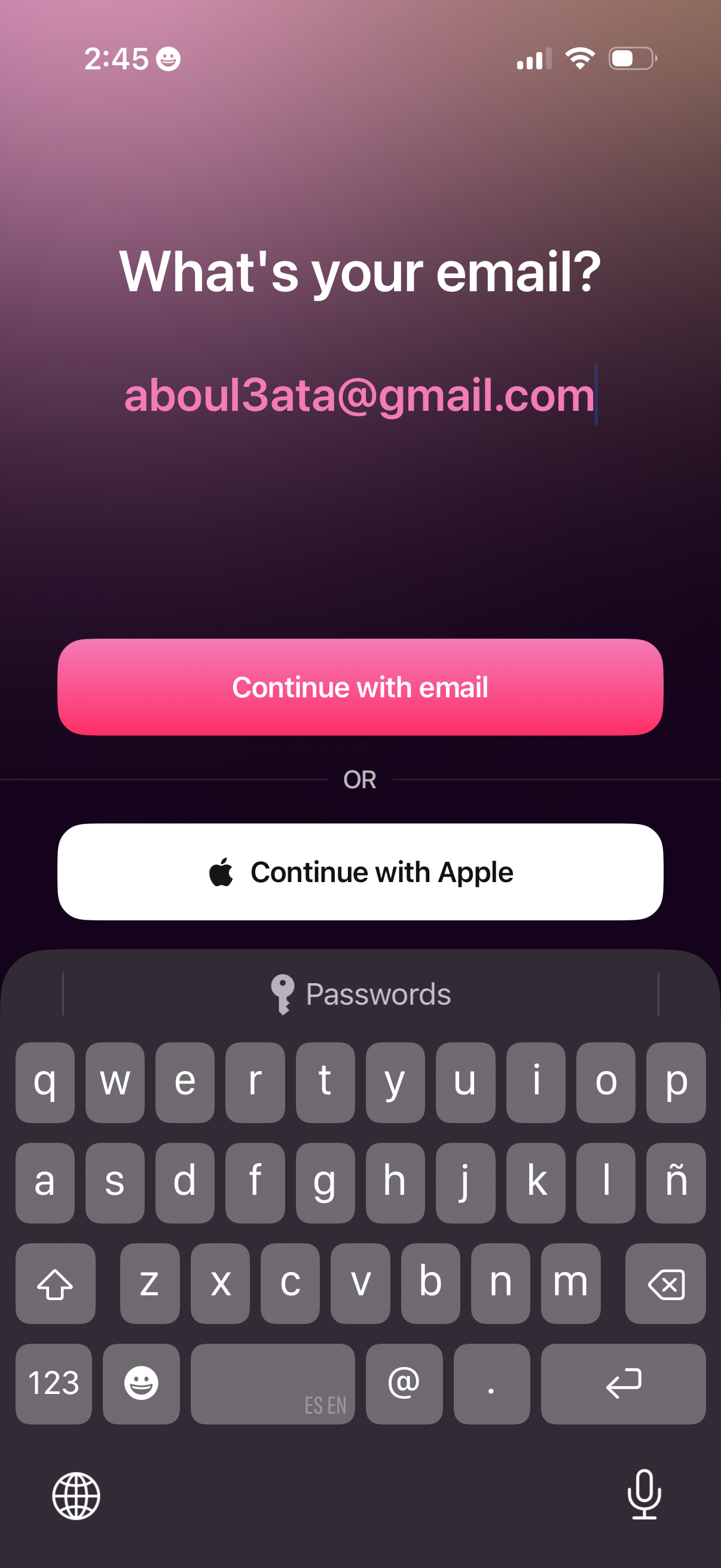 couple-joy sign up with email
