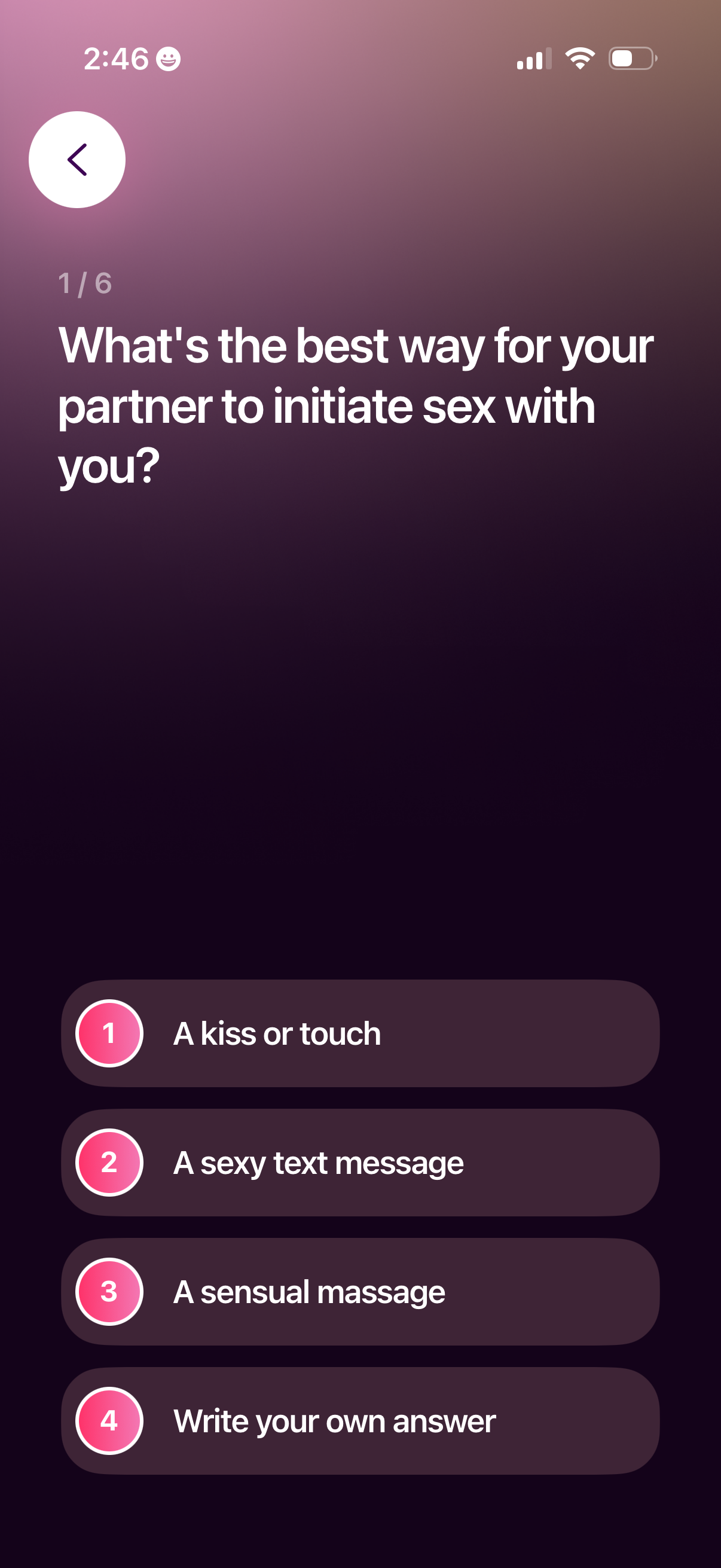 couple-joy answer intimate quiz