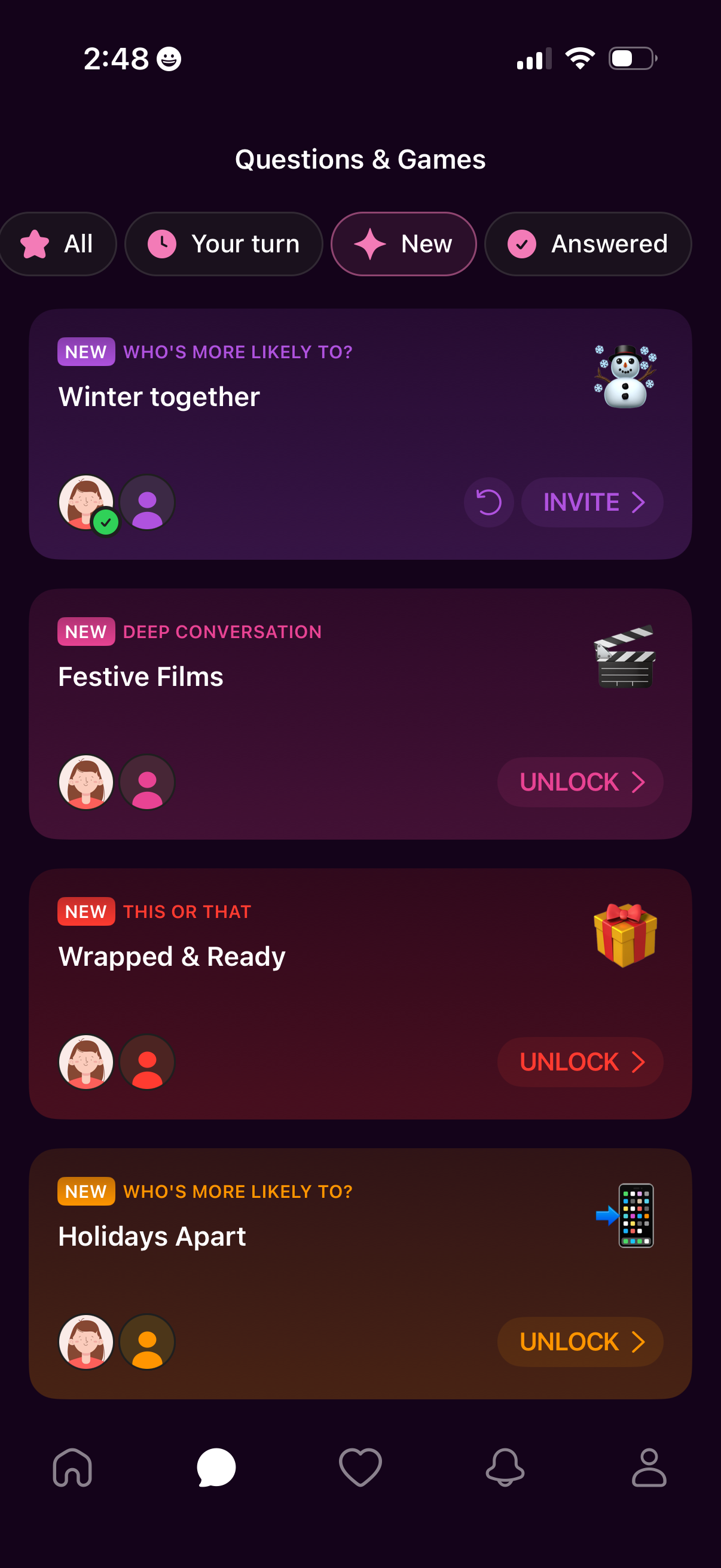 couple-joy answer quiz questions