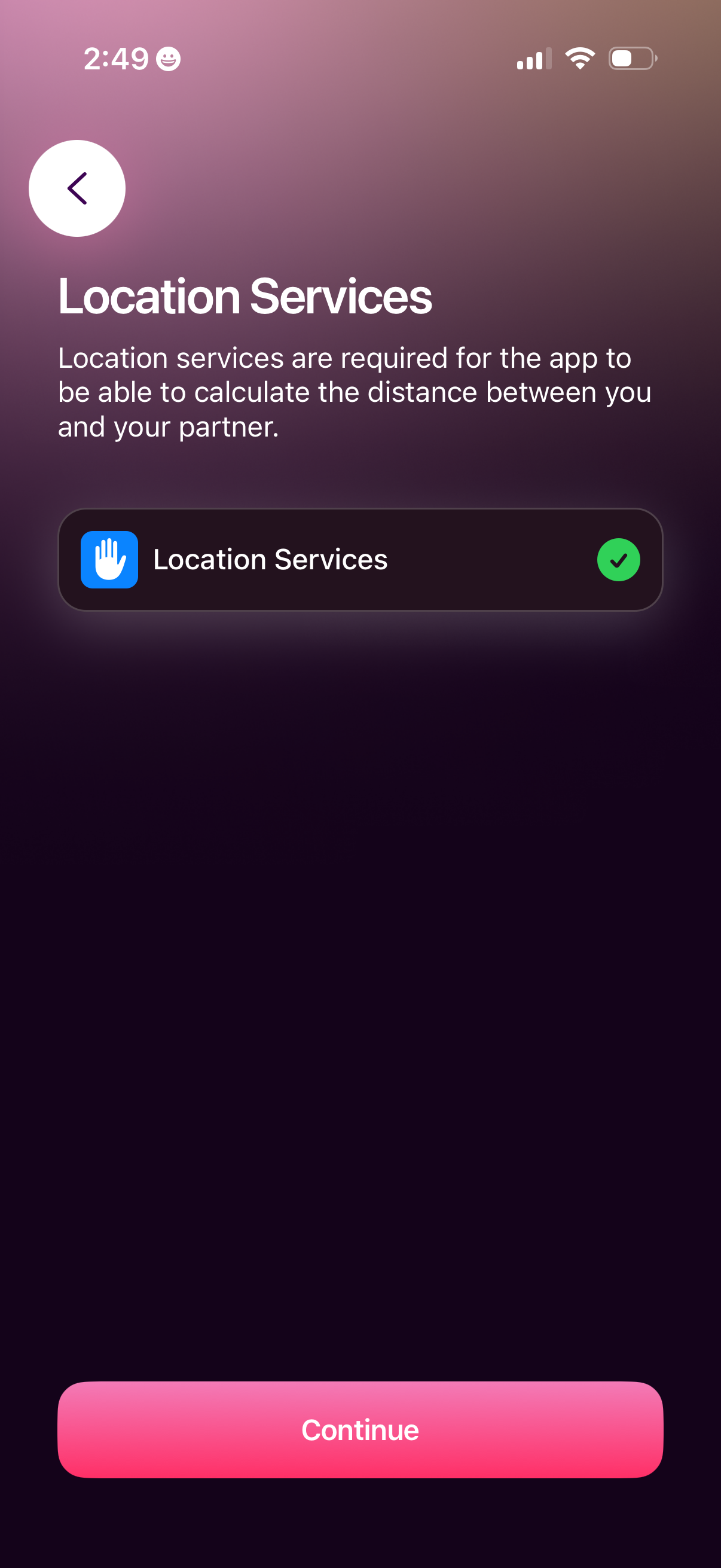 couple-joy grant location permission