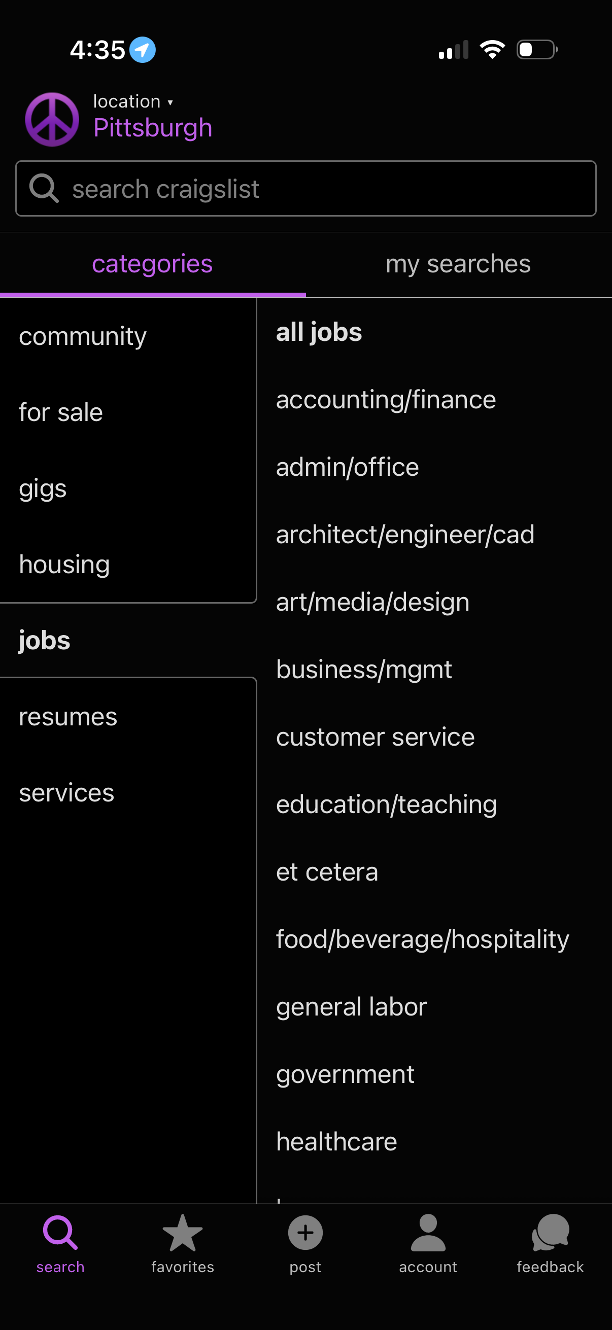 craigslist app screenshot 6