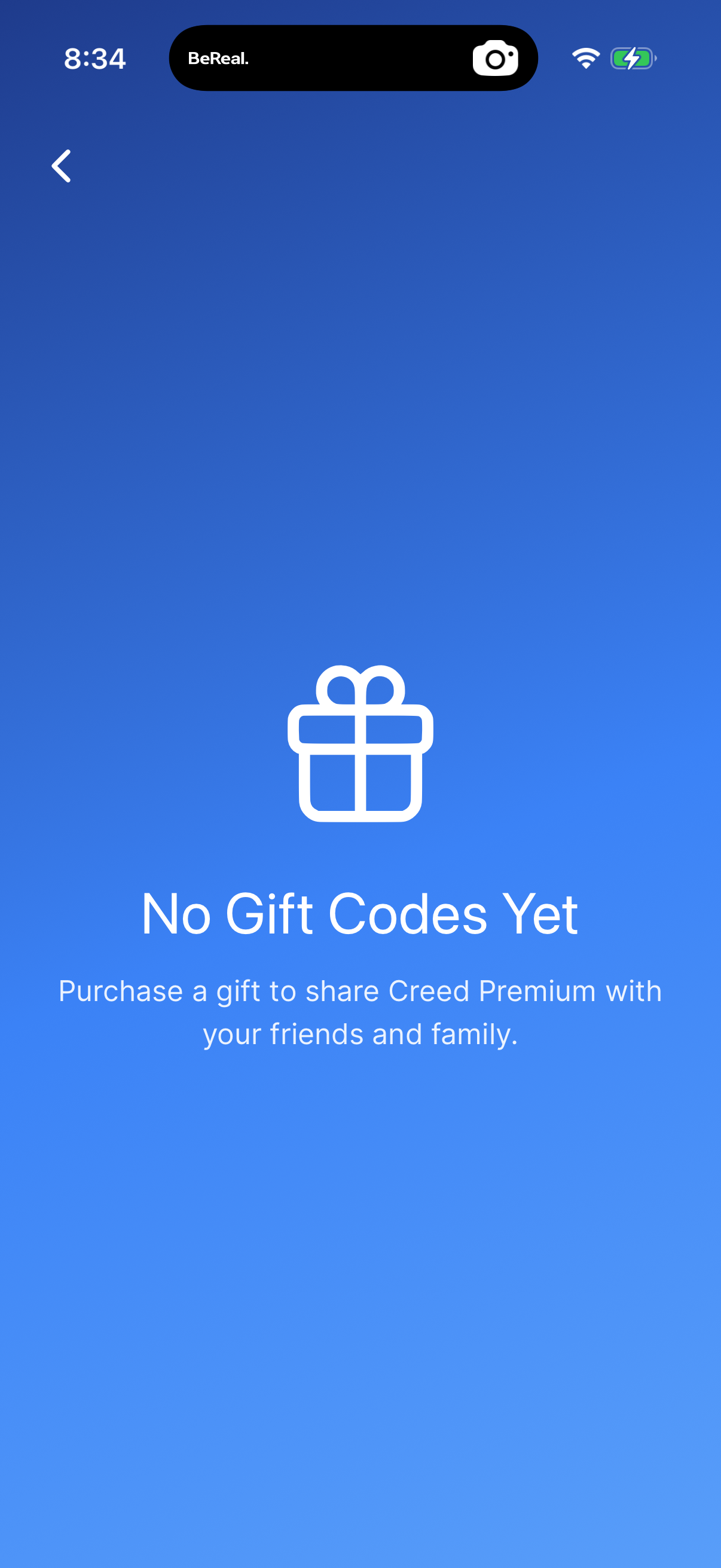 Creed app screenshot 1