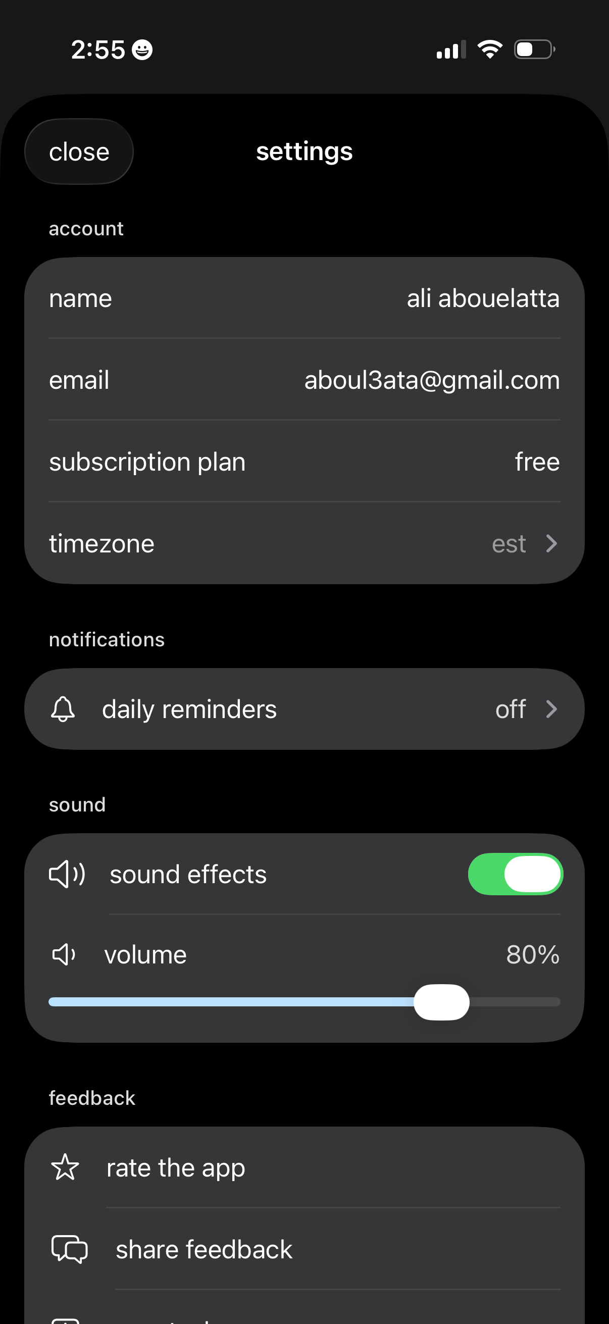 crossword-chef adjust settings