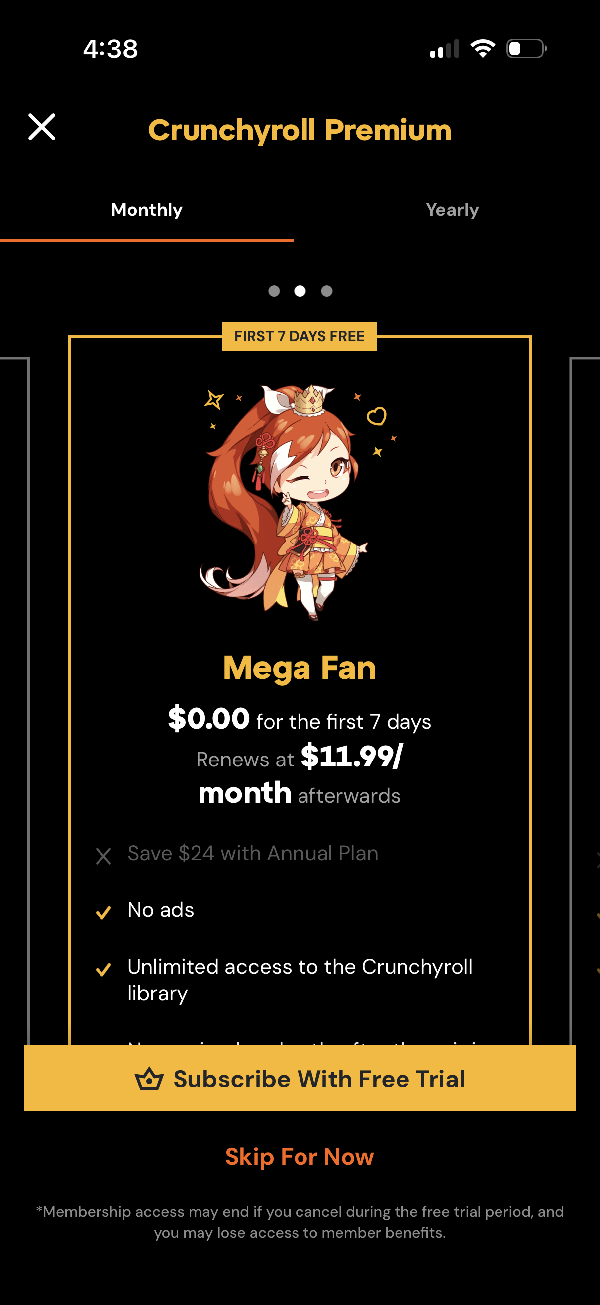 crunchyroll app screenshot 32