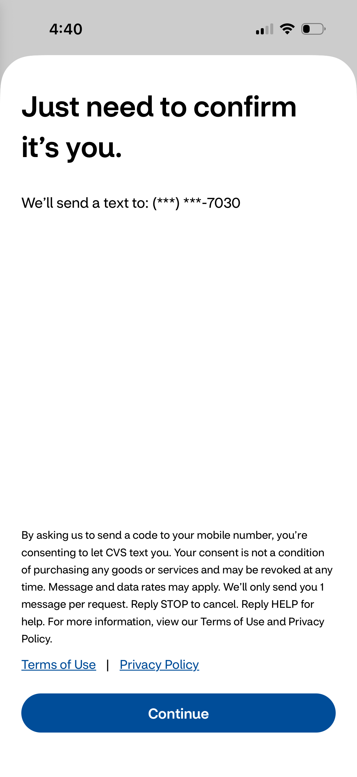 cvs app screenshot 2