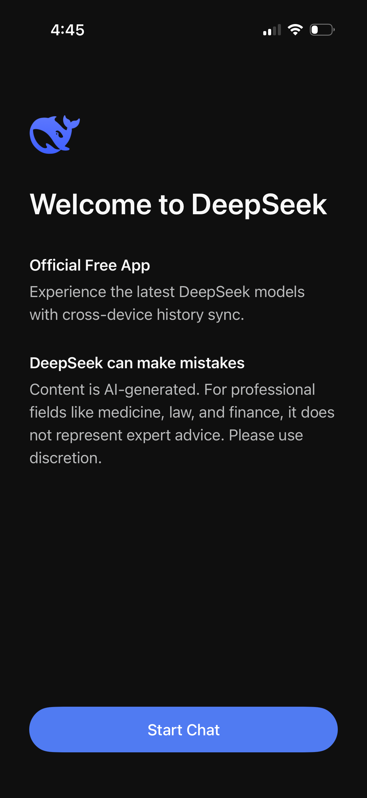 deepseak app screenshot 2