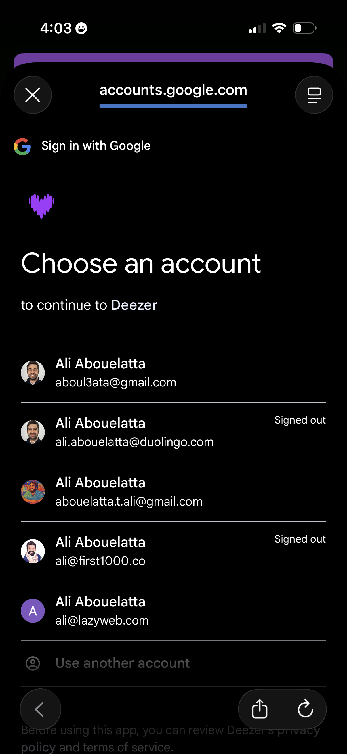 deezer app screenshot 114