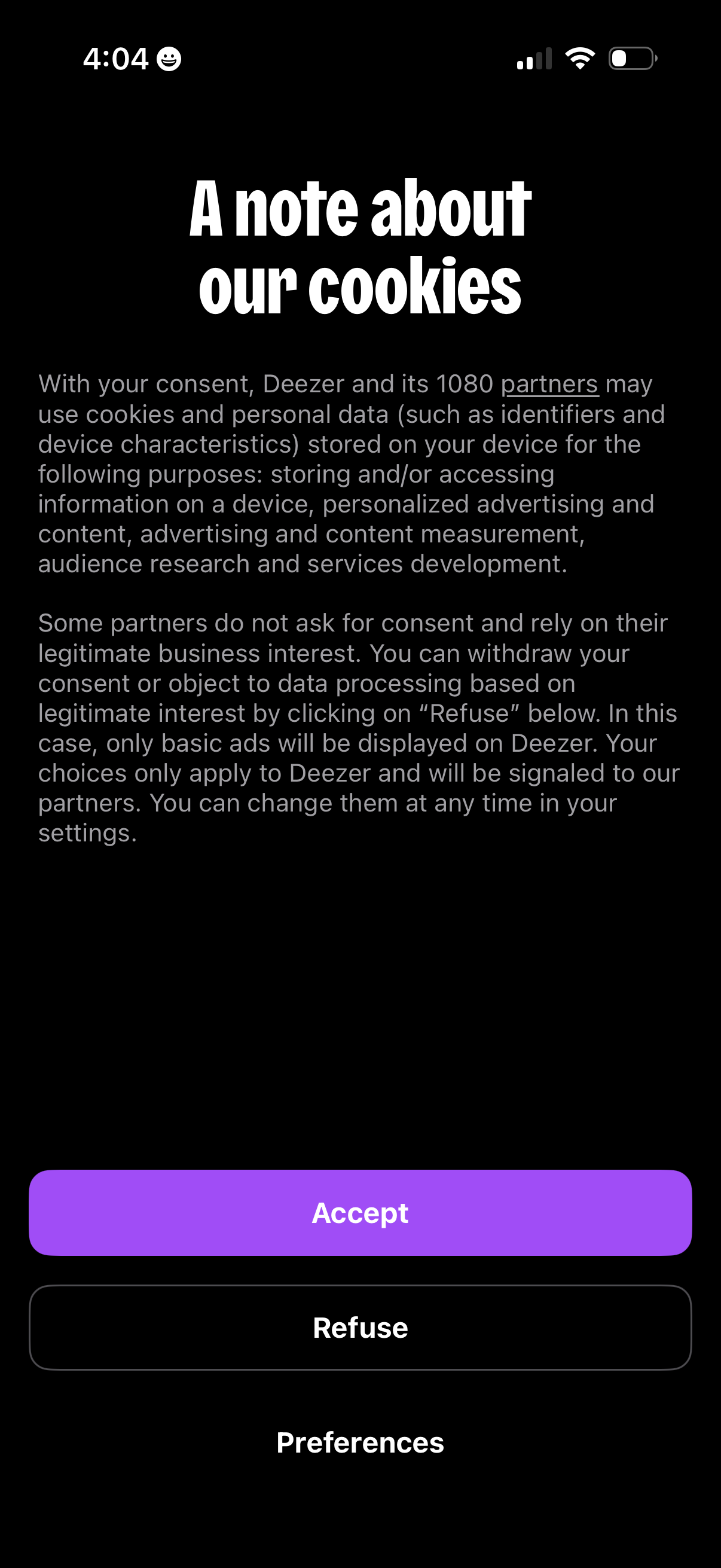 deezer app screenshot 109