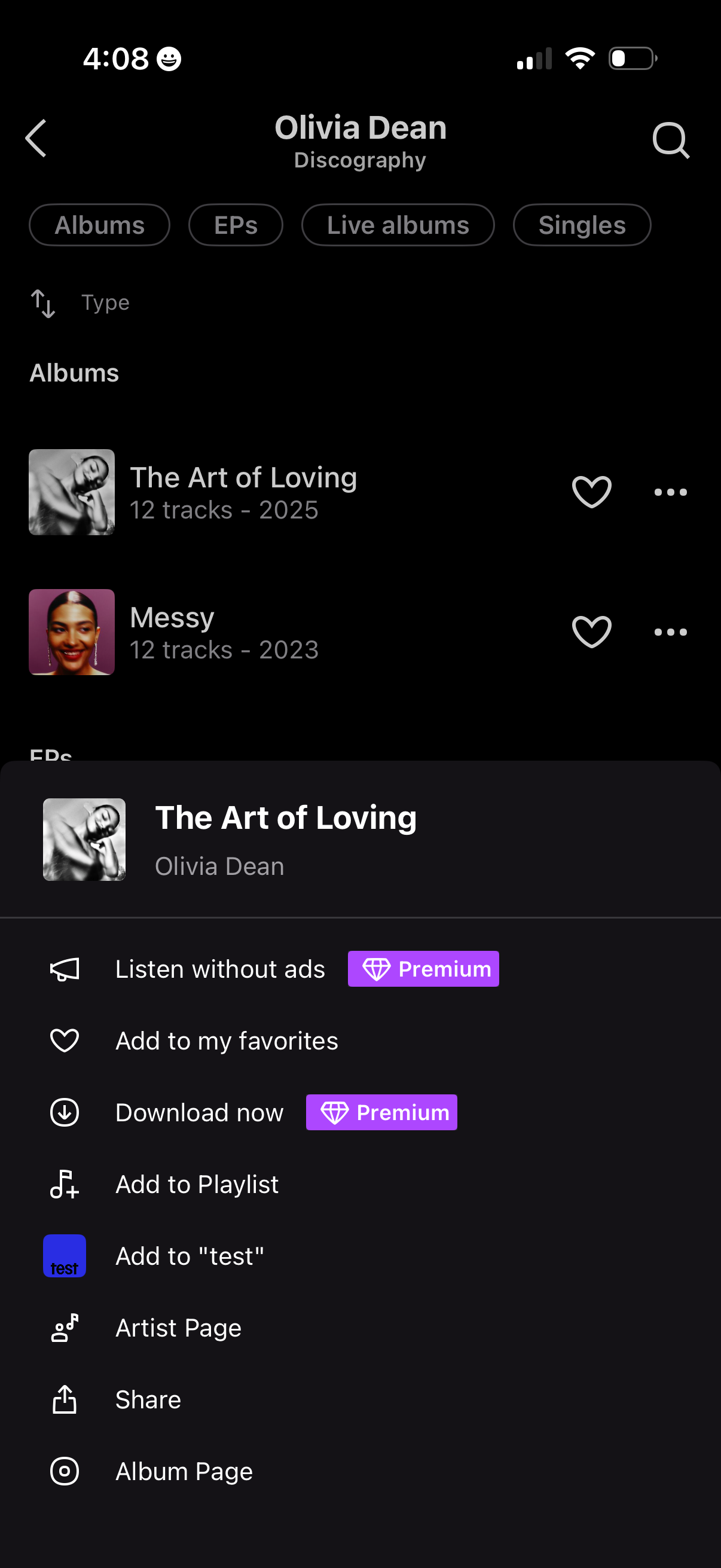 deezer app screenshot 24