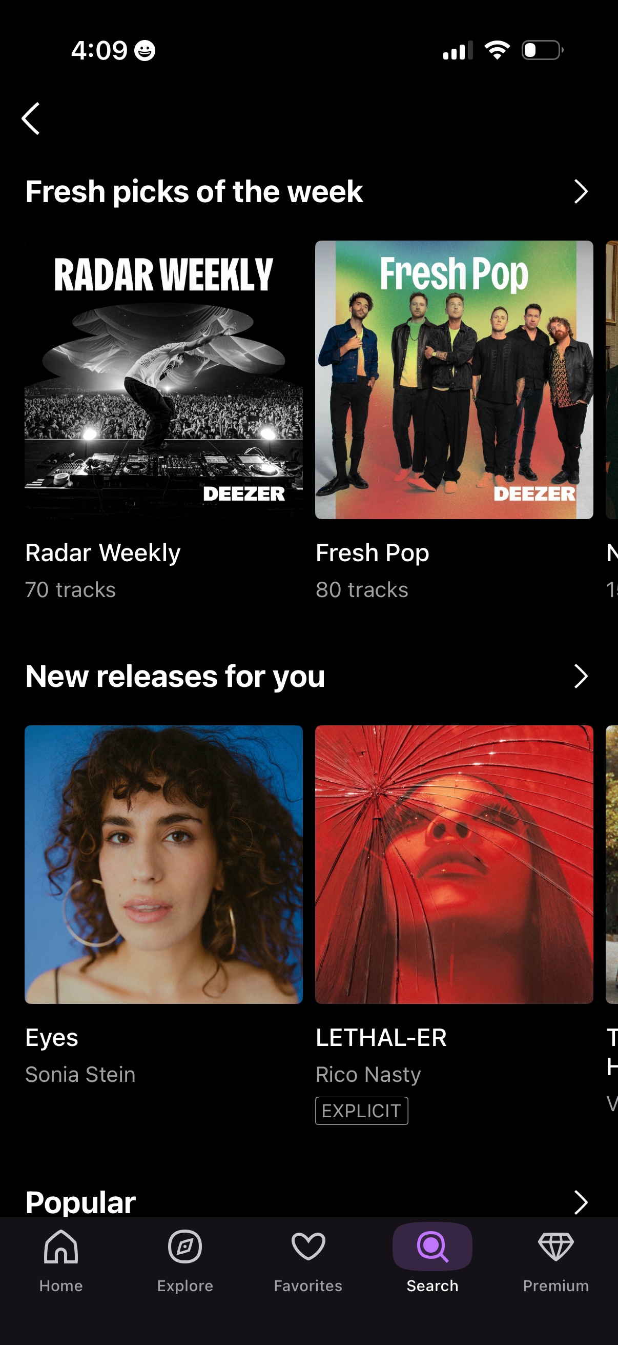 deezer app screenshot 9