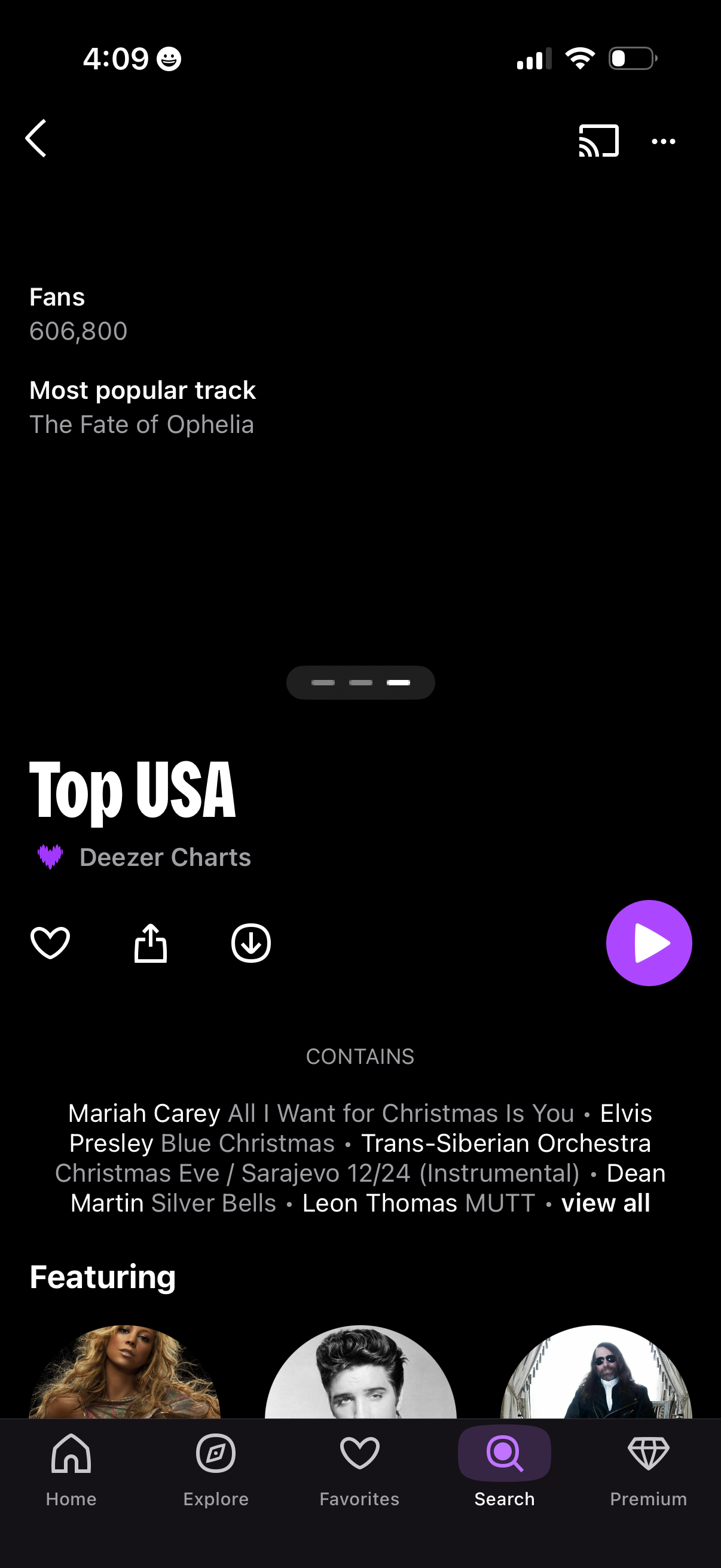 deezer app screenshot 5