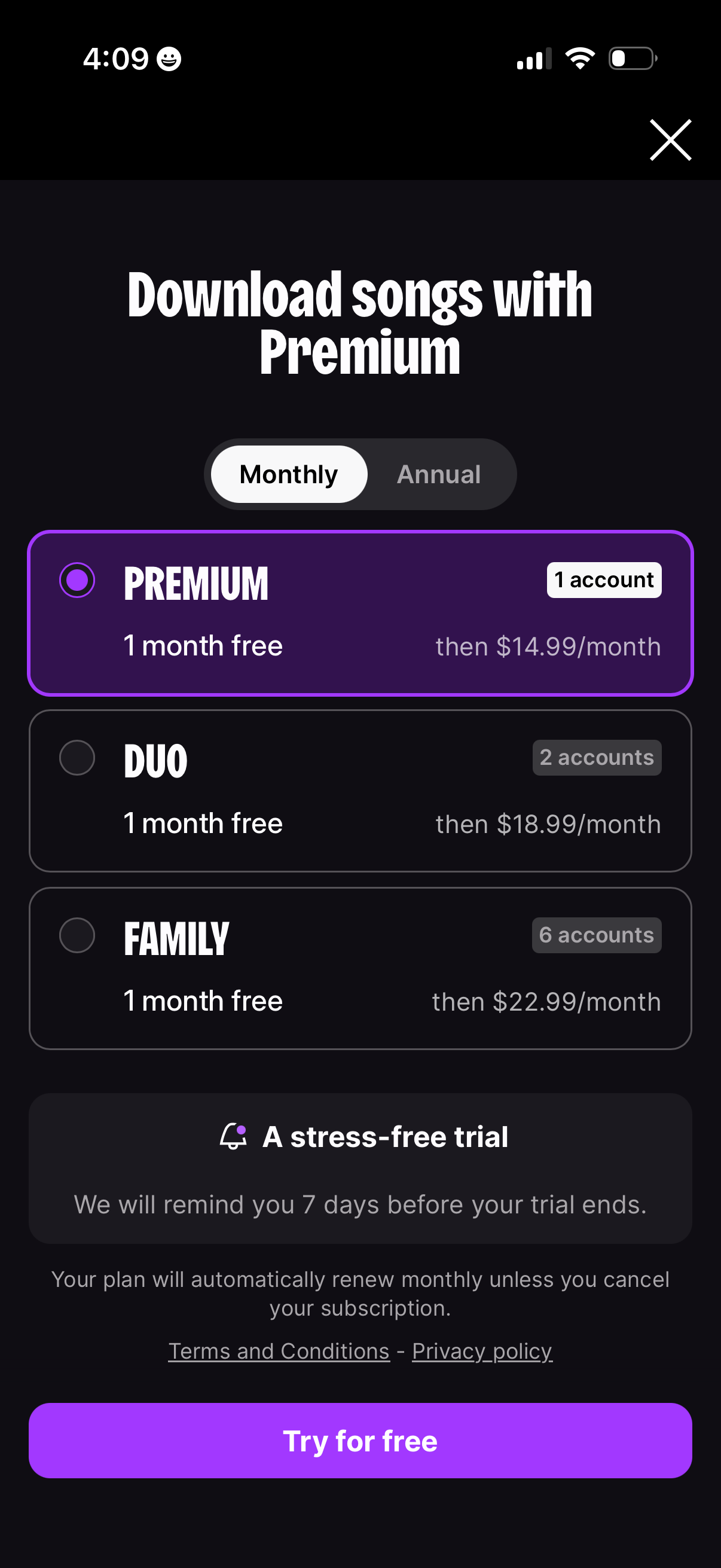 deezer app screenshot 4