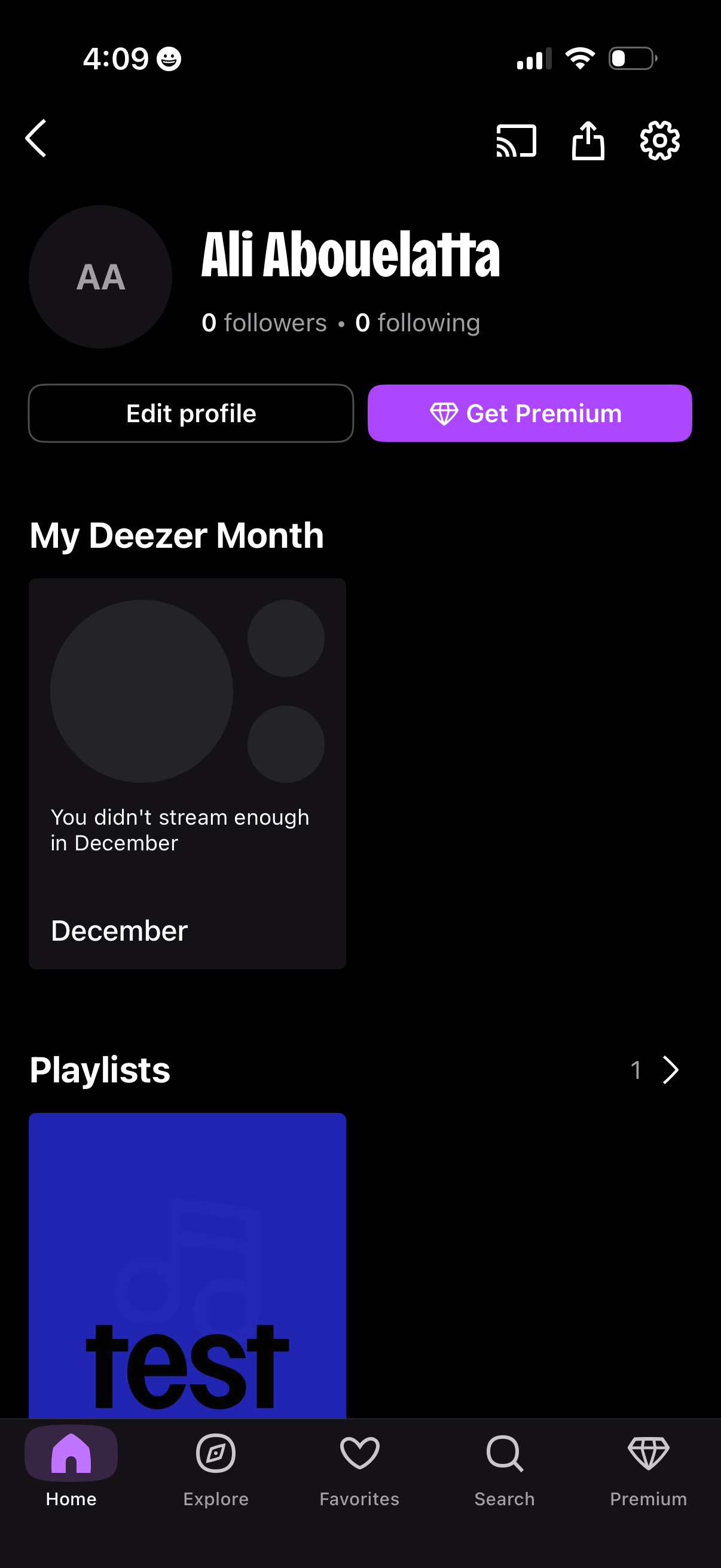 deezer app screenshot 2