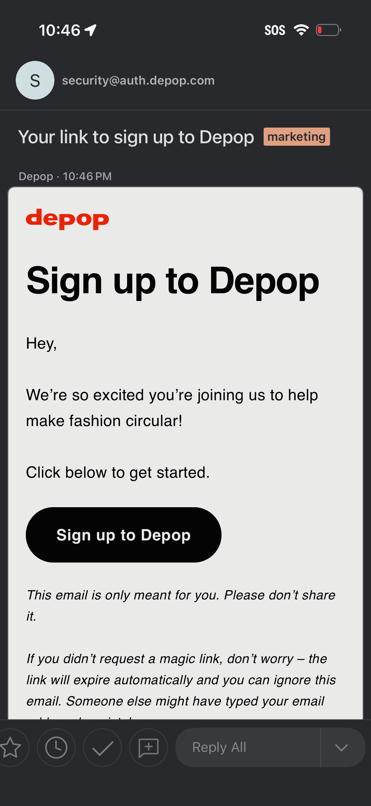 depop app screenshot 32