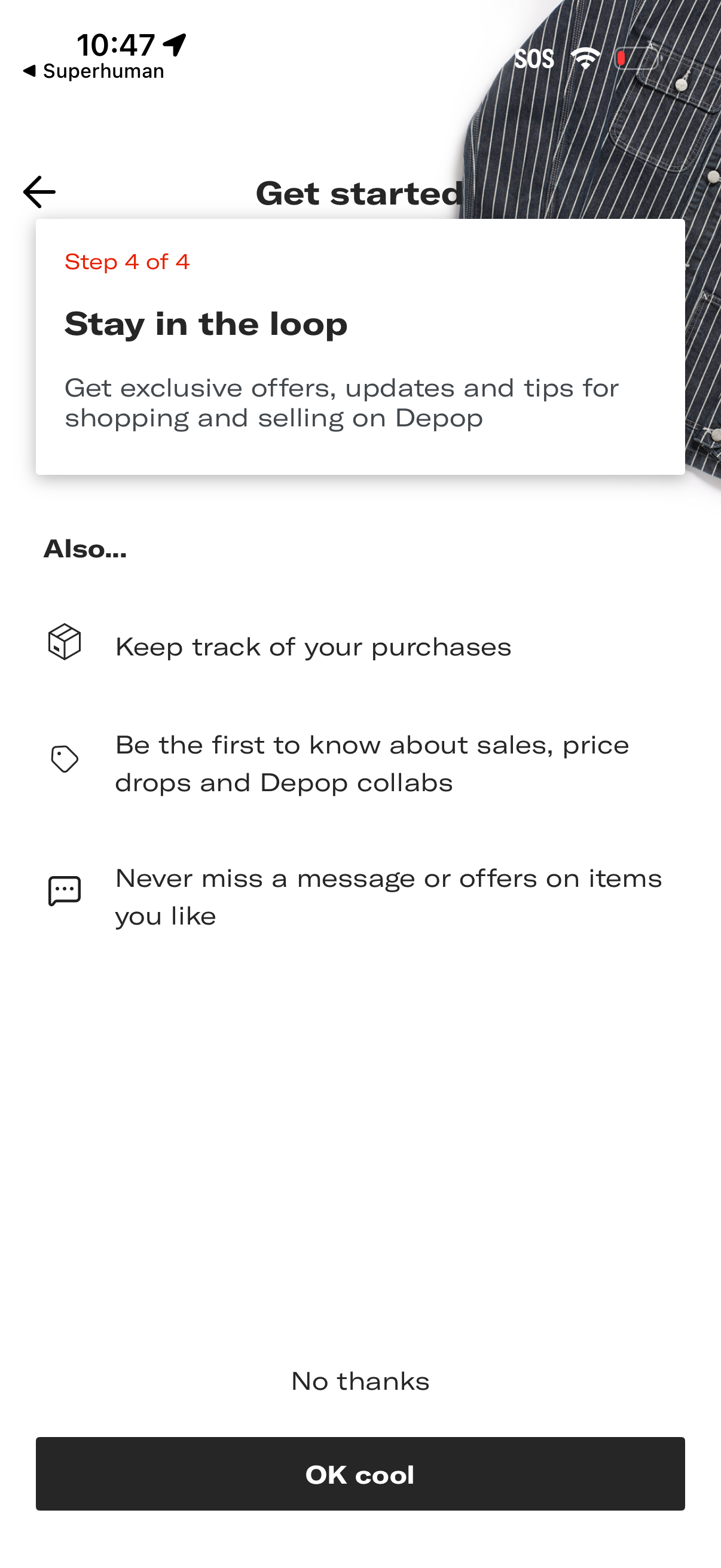 depop app screenshot 27