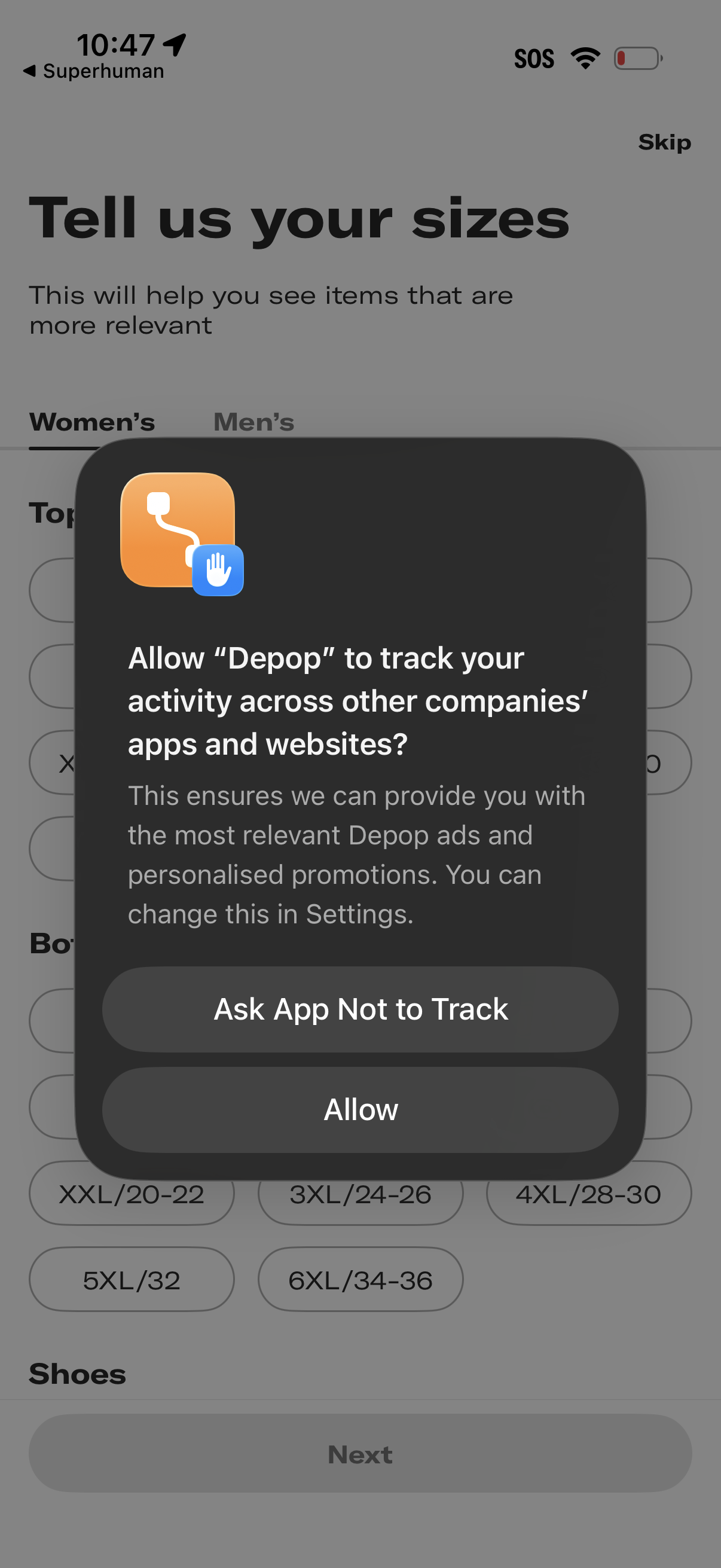 depop app screenshot 26