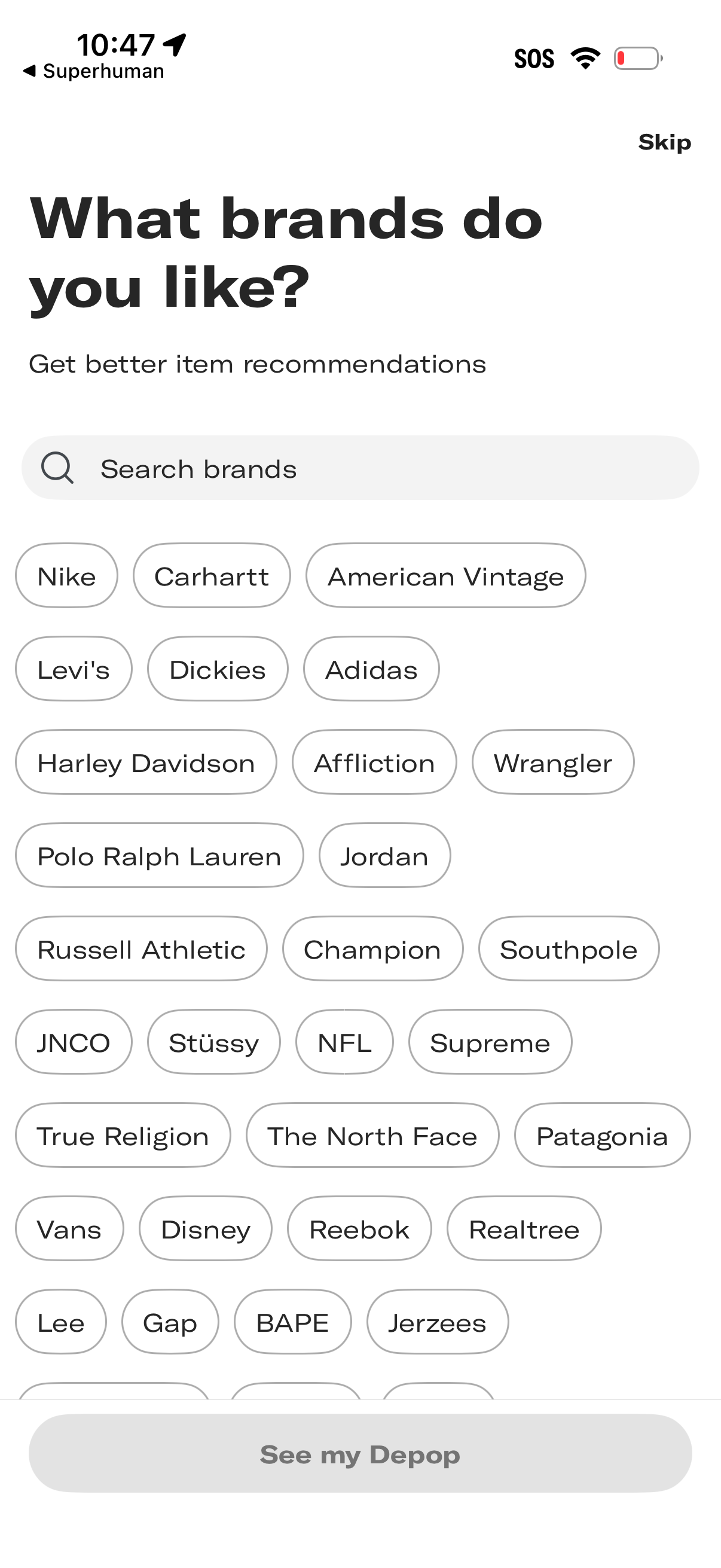 depop app screenshot 24