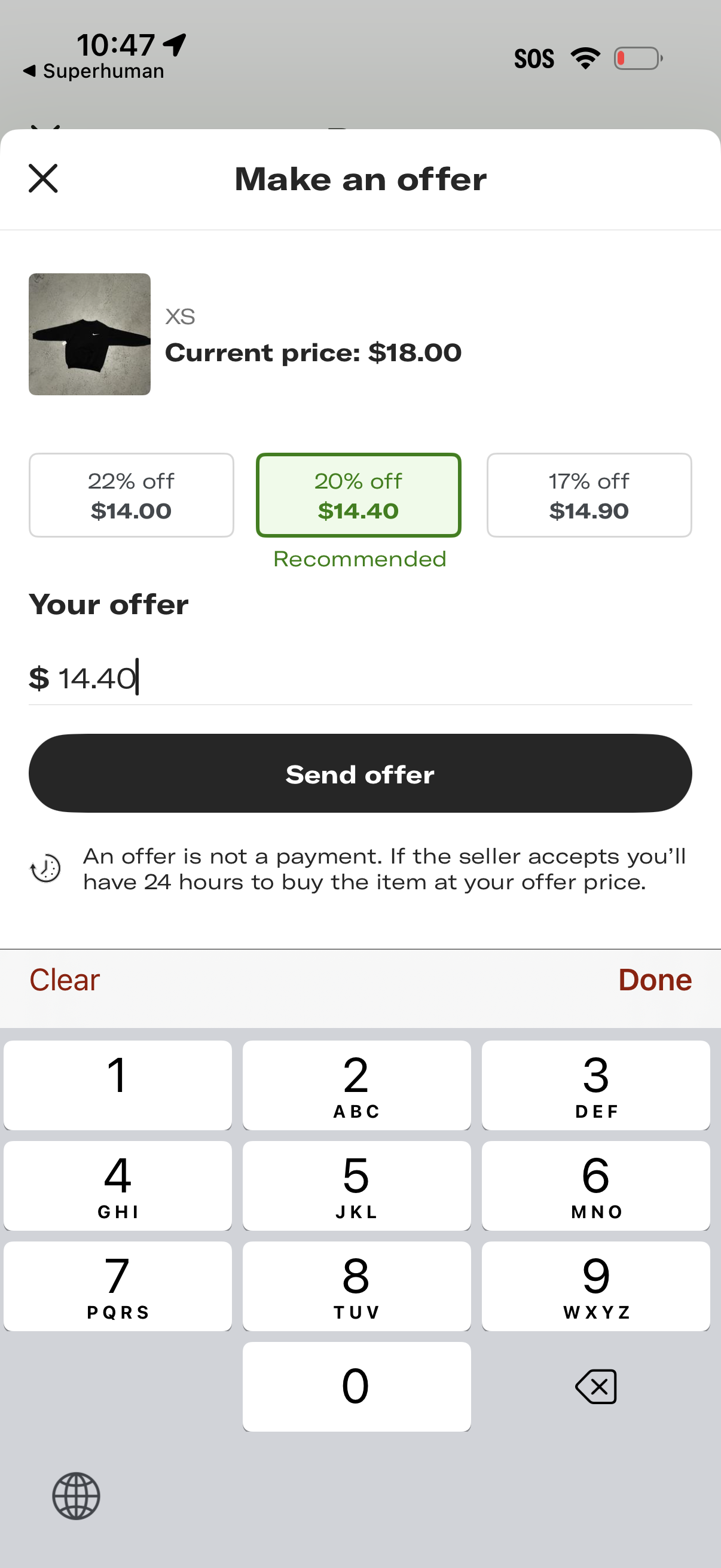 depop app screenshot 18