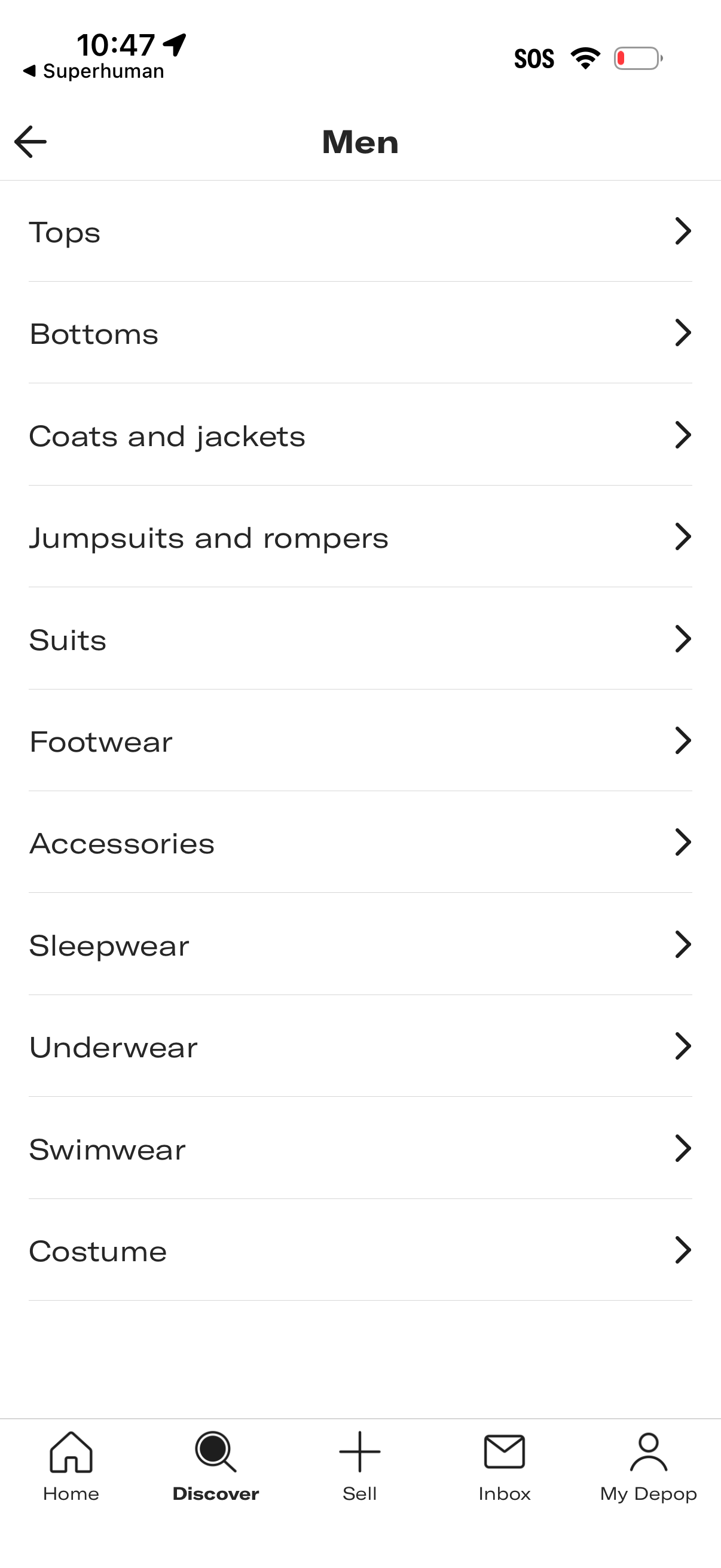 depop app screenshot 15