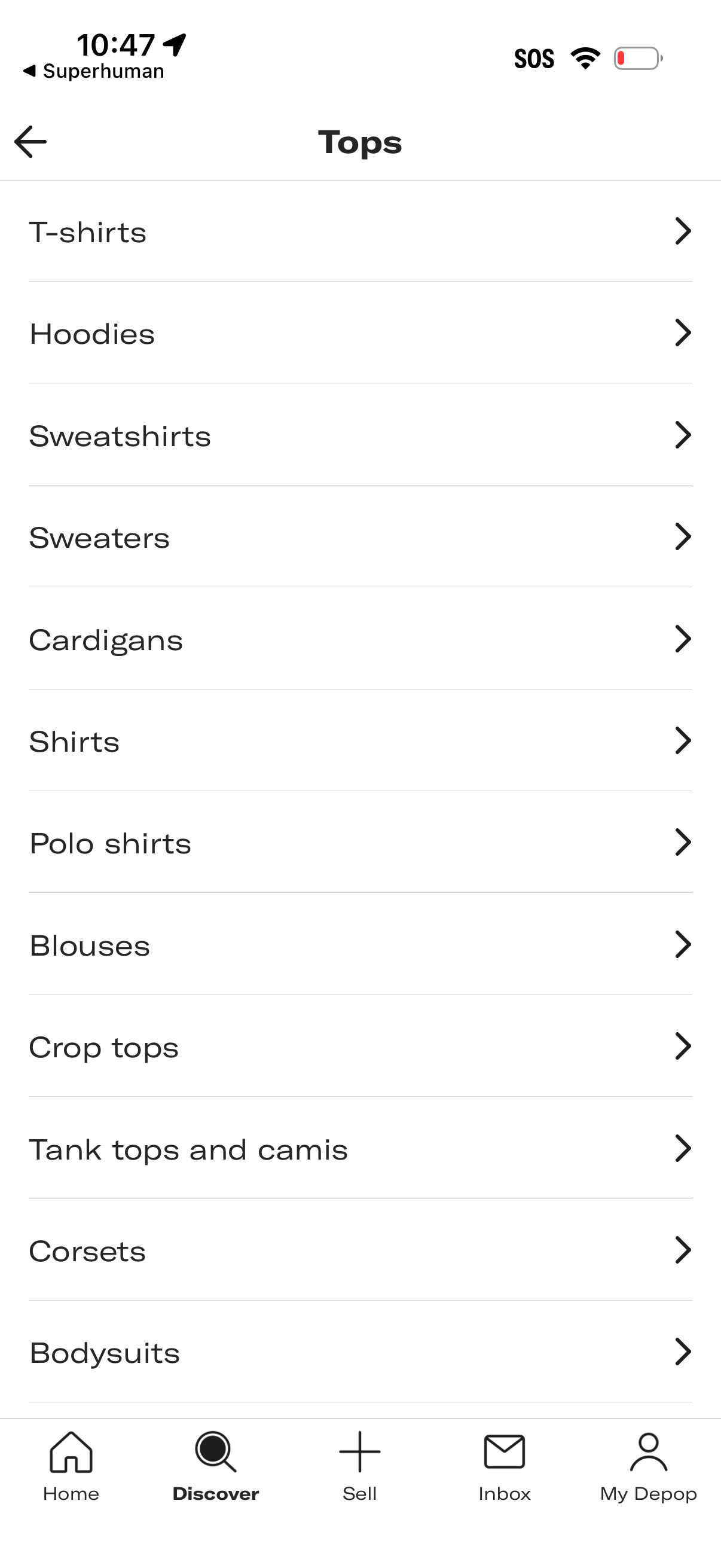 depop app screenshot 14