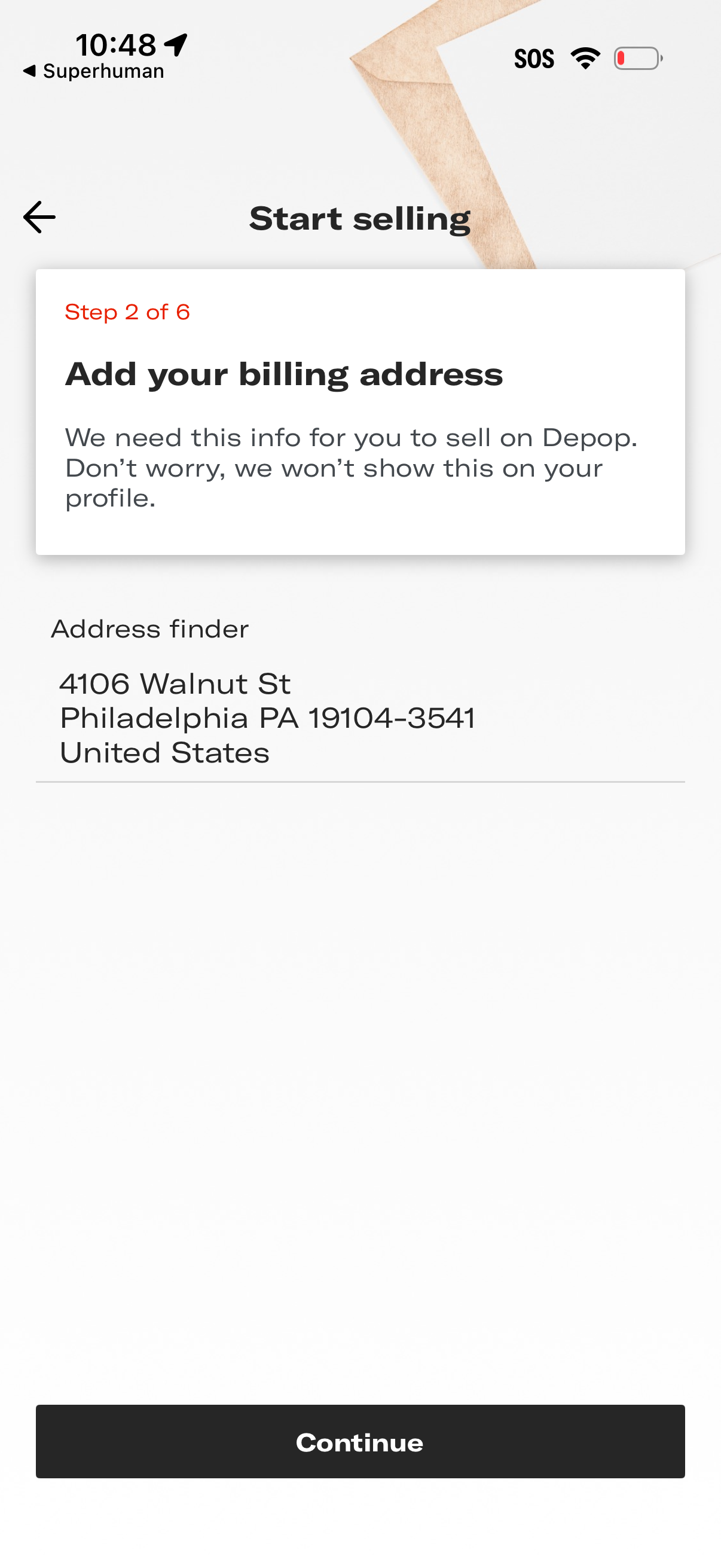 depop app screenshot 8