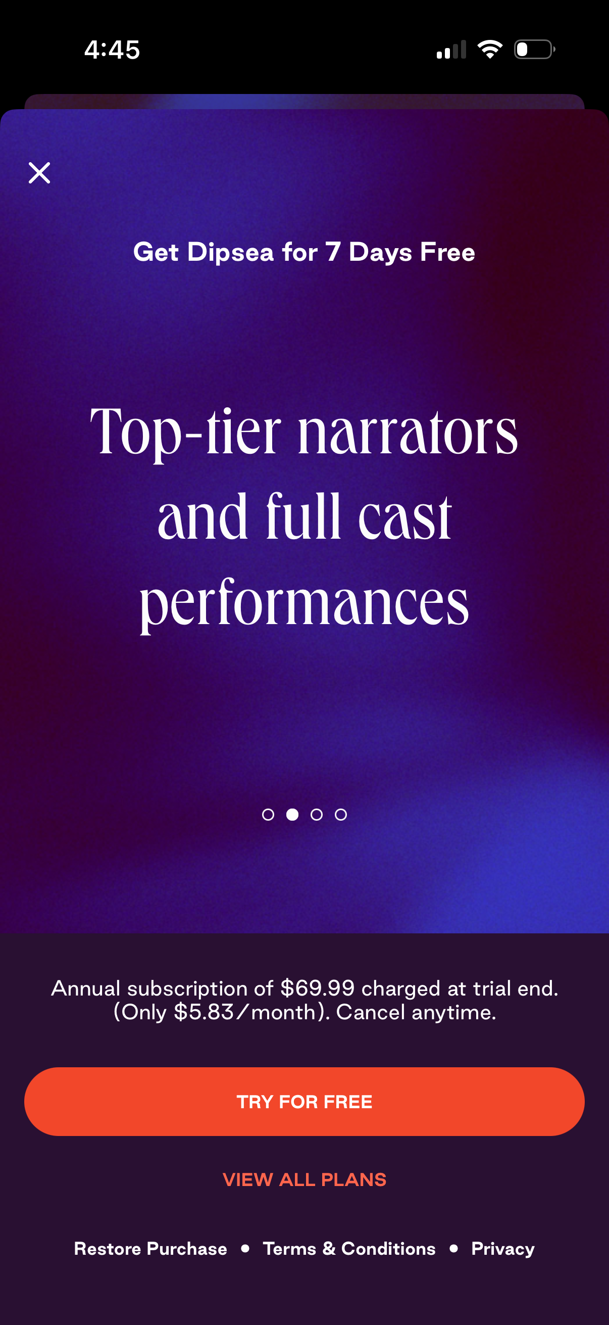 dipsea app screenshot 4