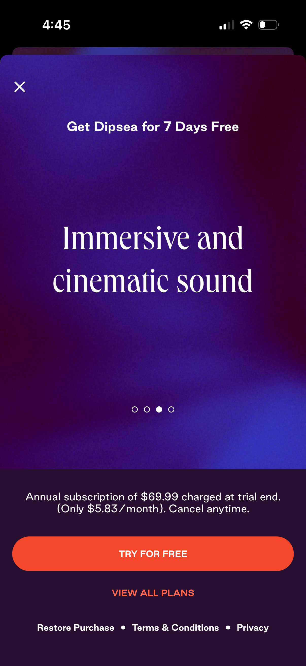 dipsea app screenshot 3