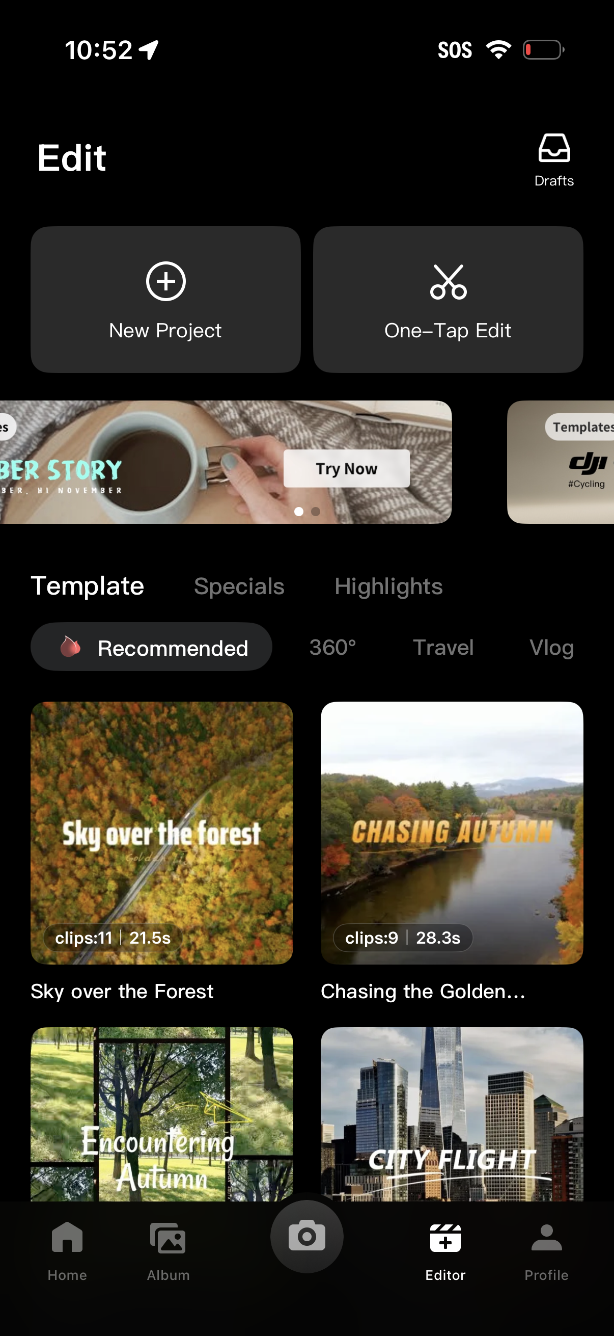 DJI-mimo app screenshot 4