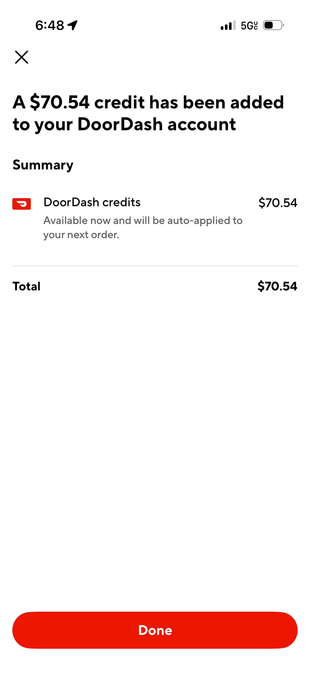 doordash app screenshot 4