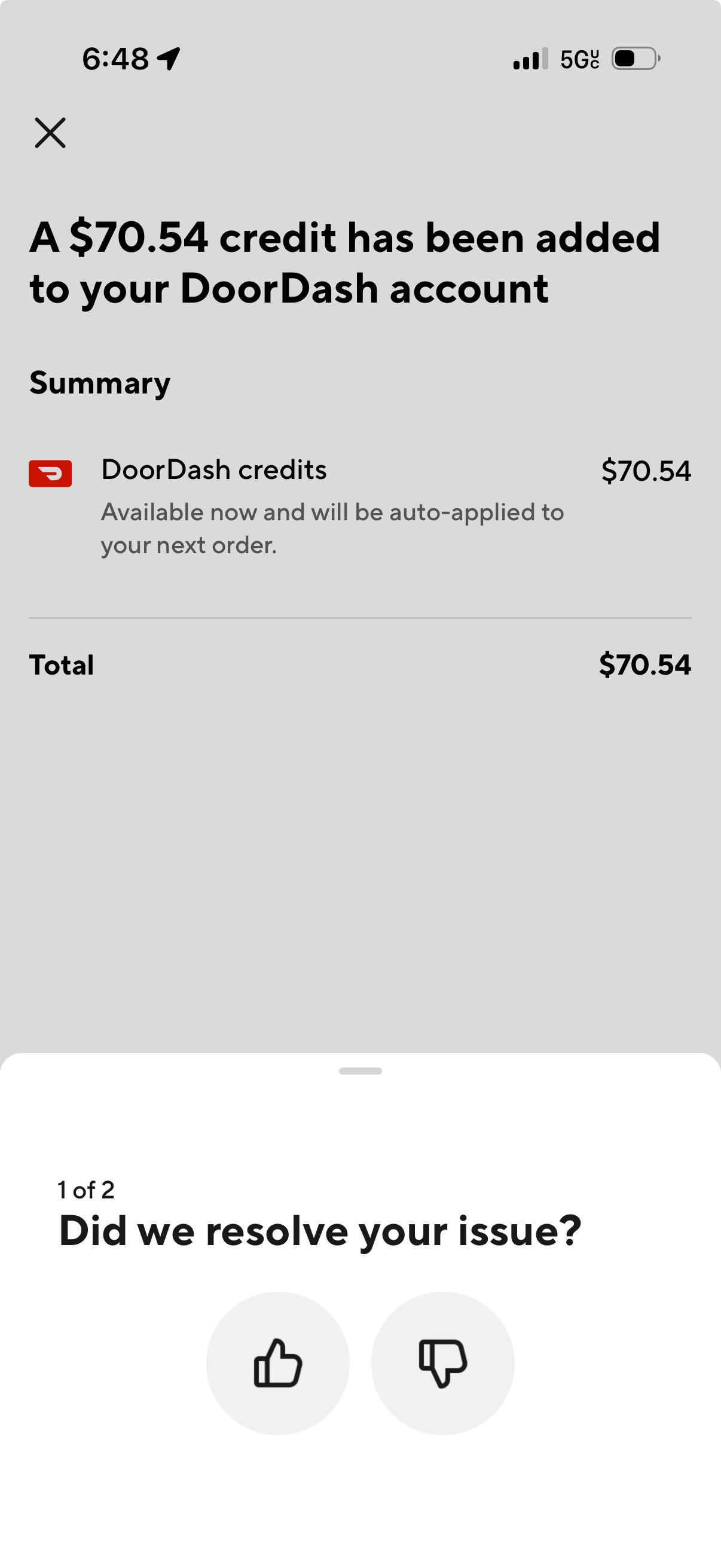 doordash app screenshot 3