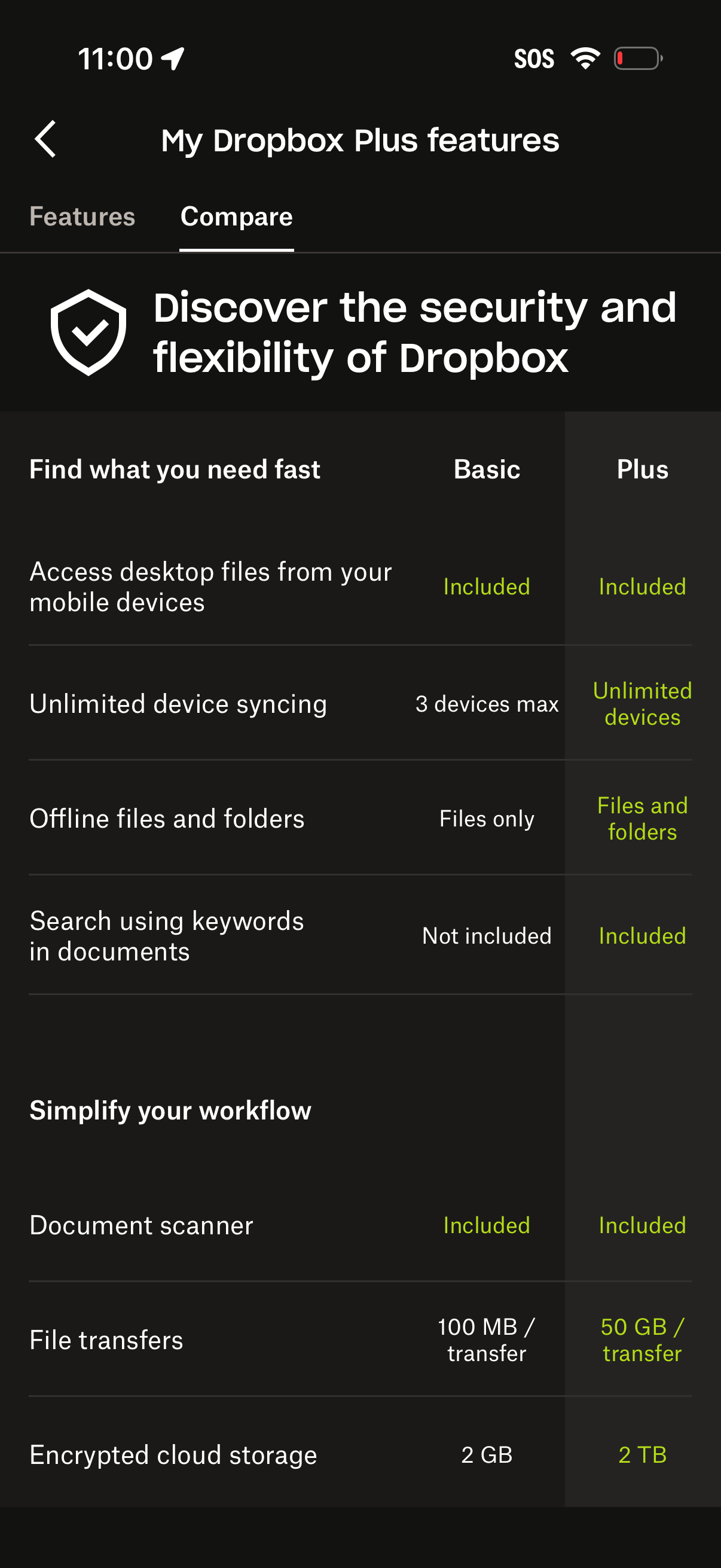 dropbox app screenshot 6