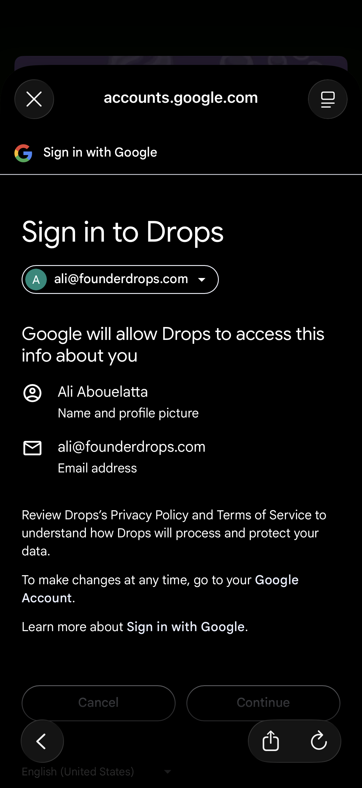 drops app screenshot 1
