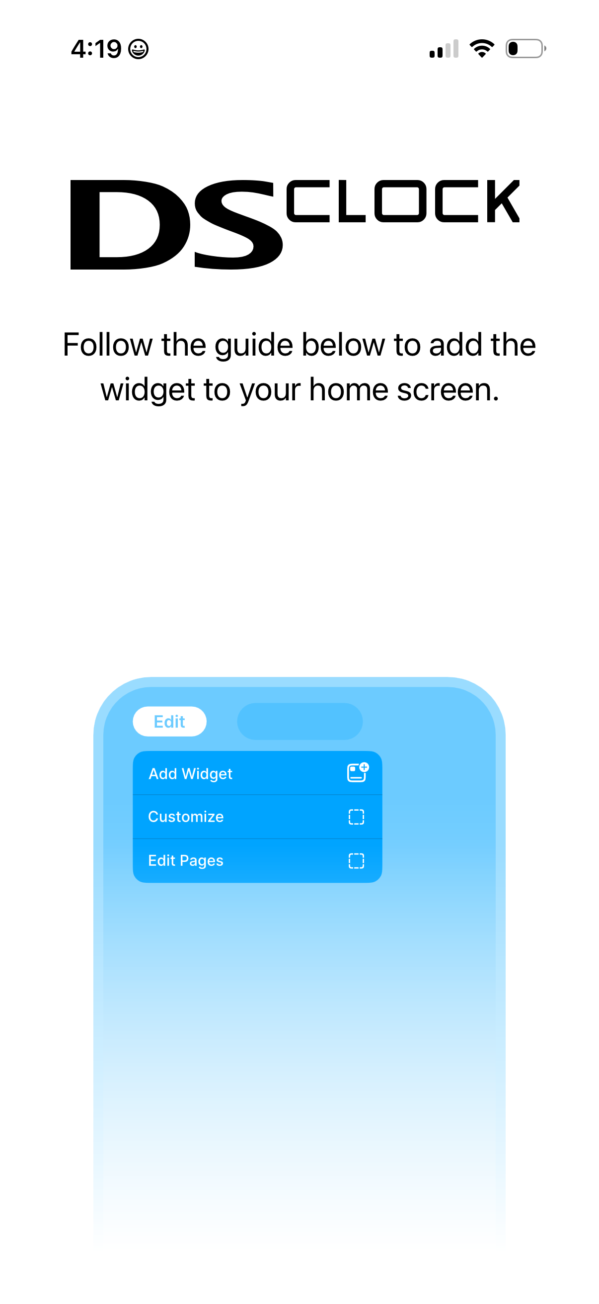 DS-clock app screenshot 5