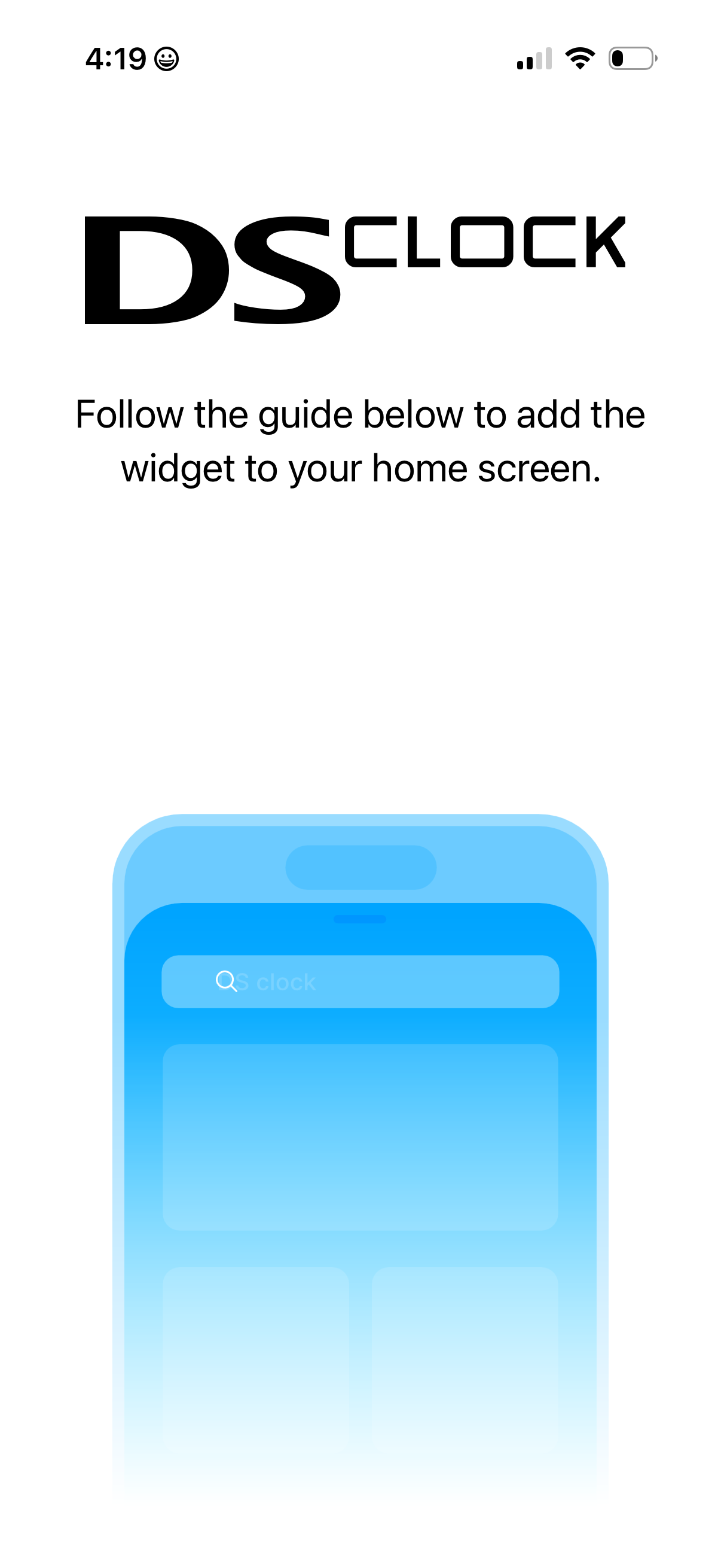 DS-clock app screenshot 4