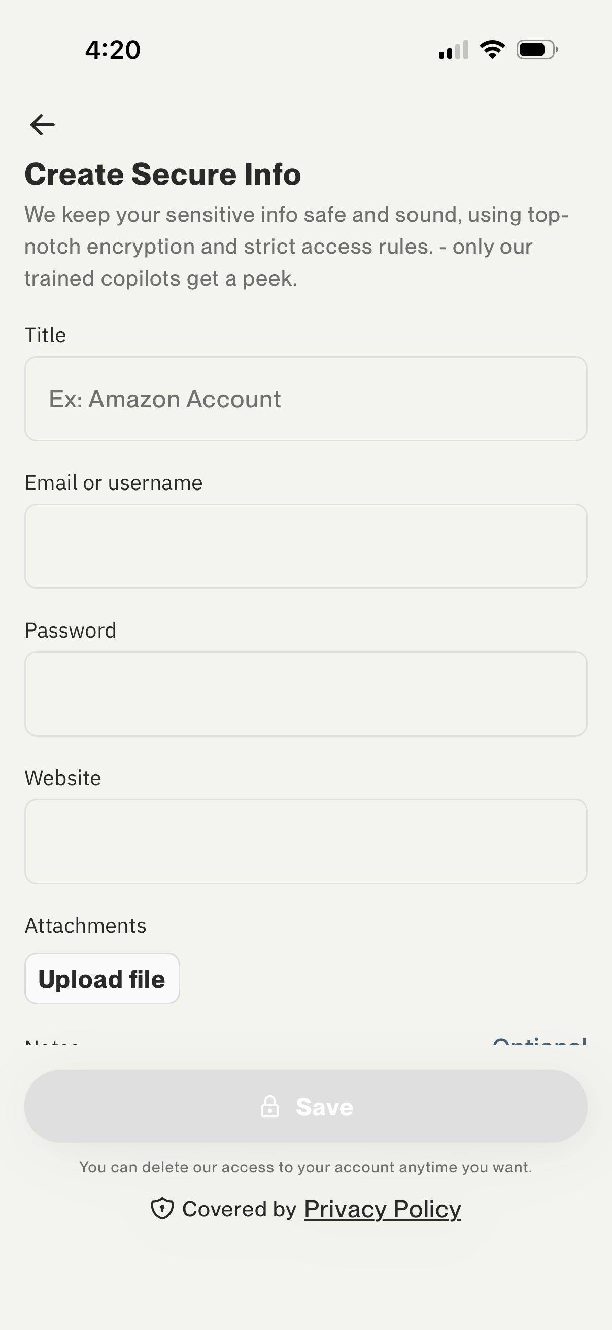 duckbill app screenshot 8