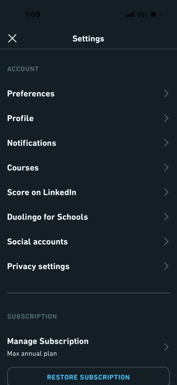 duolingo app screenshot 4