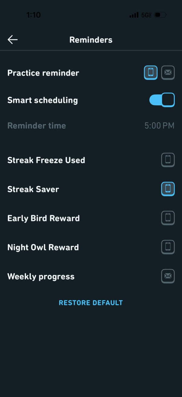 duolingo app screenshot 2