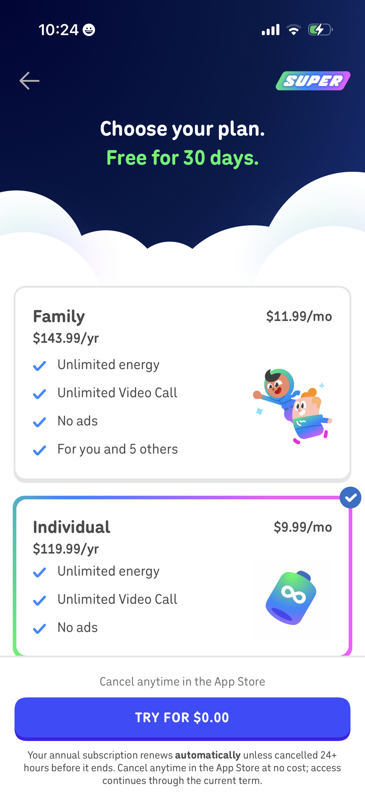 duolingo screen