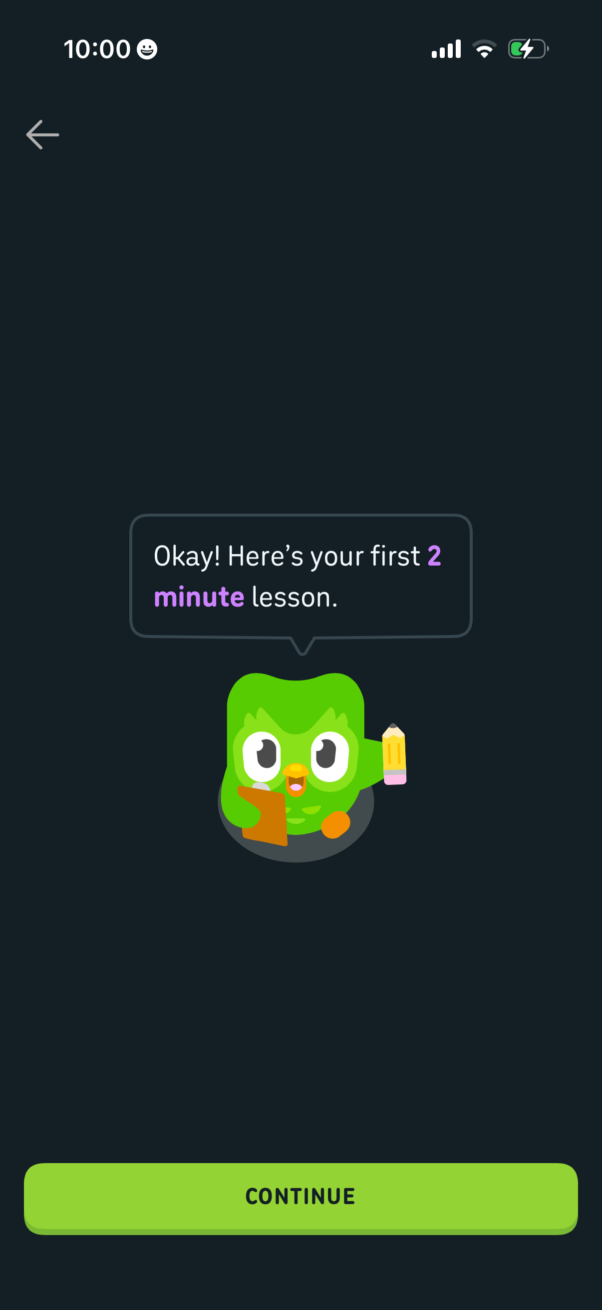 duolingo screen