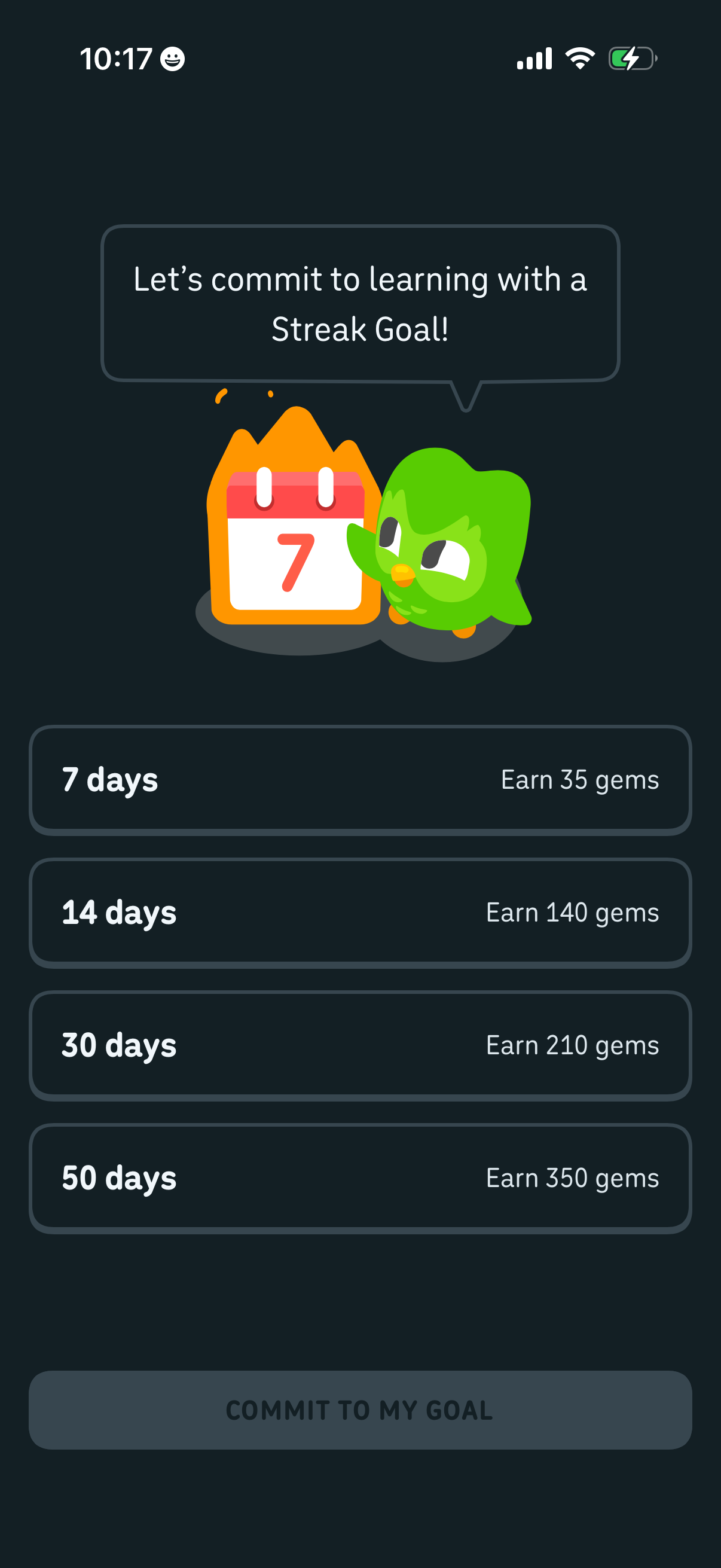 Step 5 of Duolingo Claim lesson rewards
