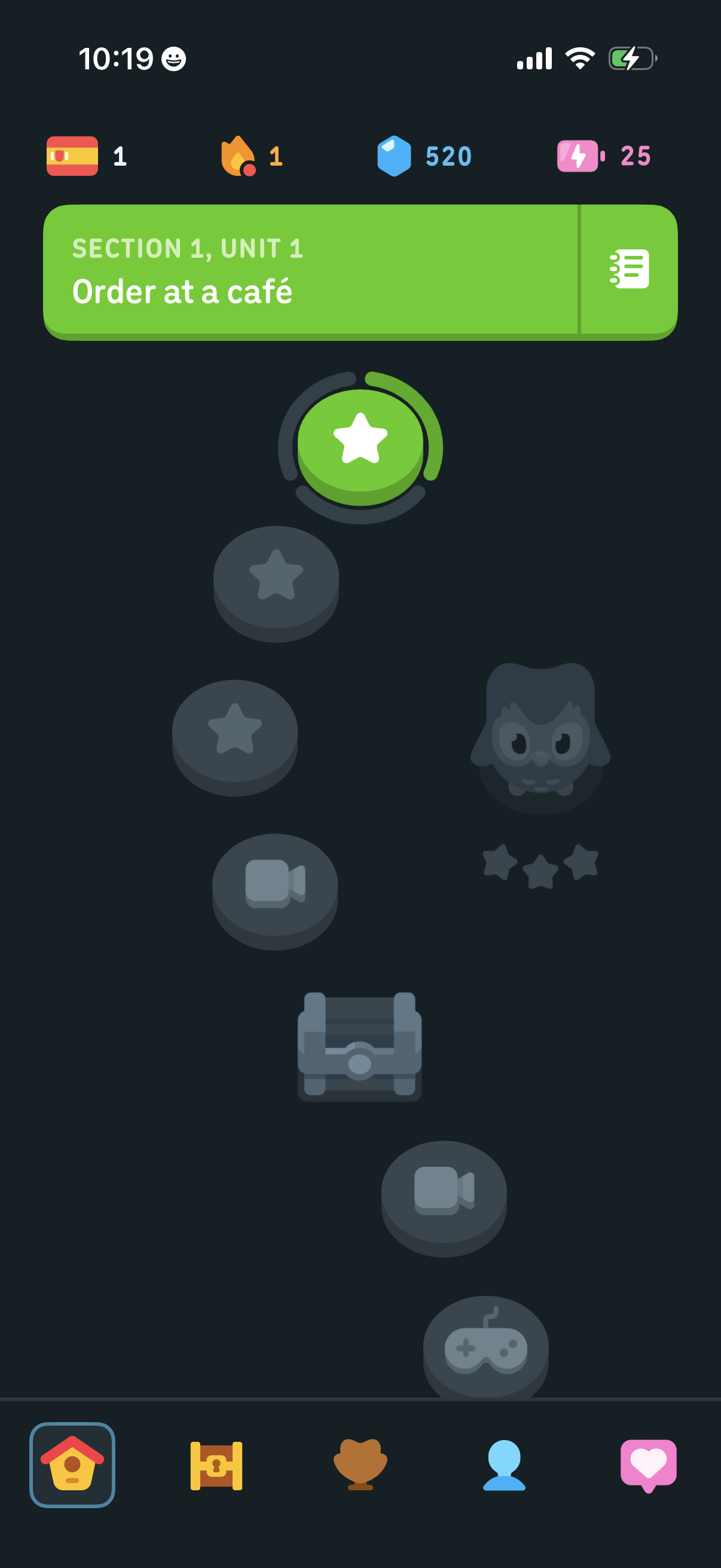 duolingo screen