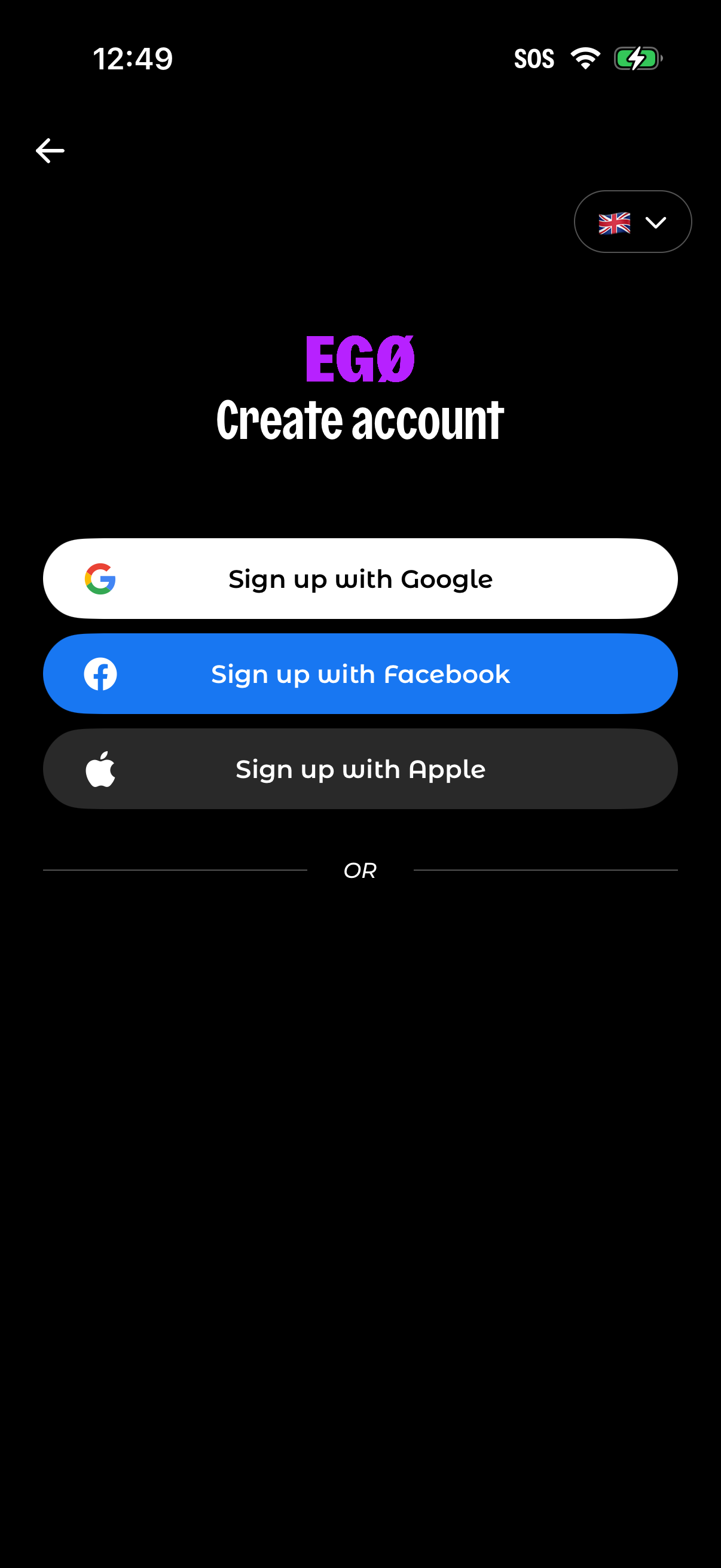 Ego app screenshot 2