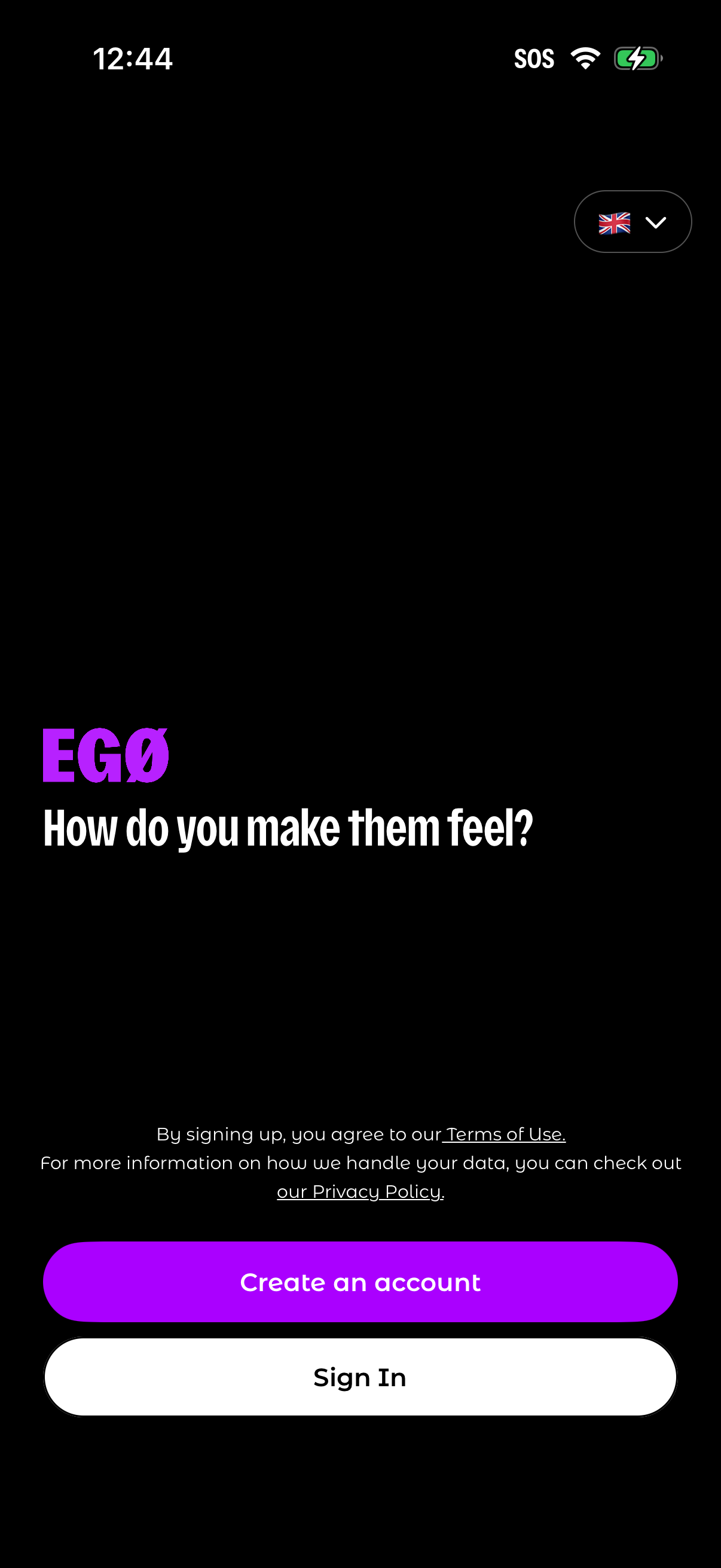 Step 1 of Ego Onboarding