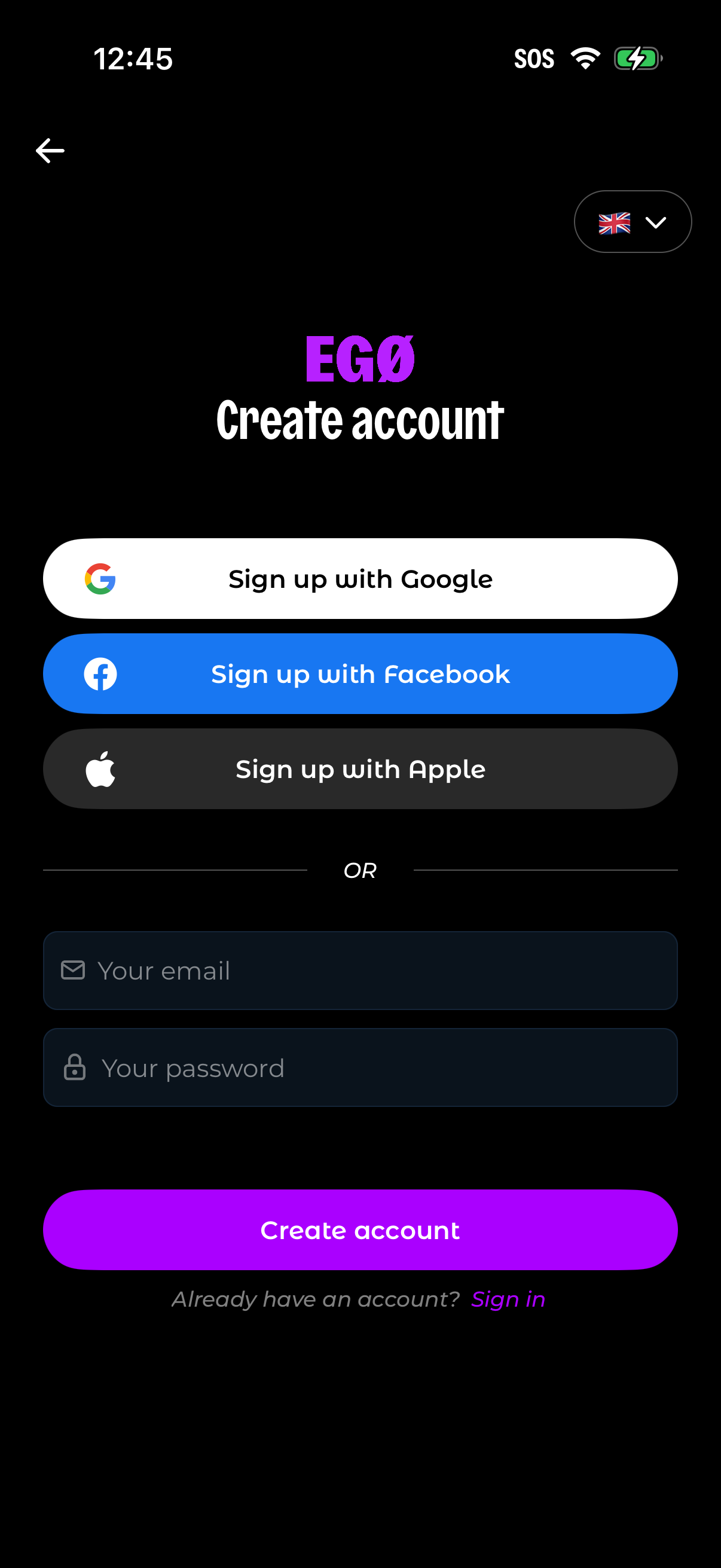 Step 2 of Ego Onboarding