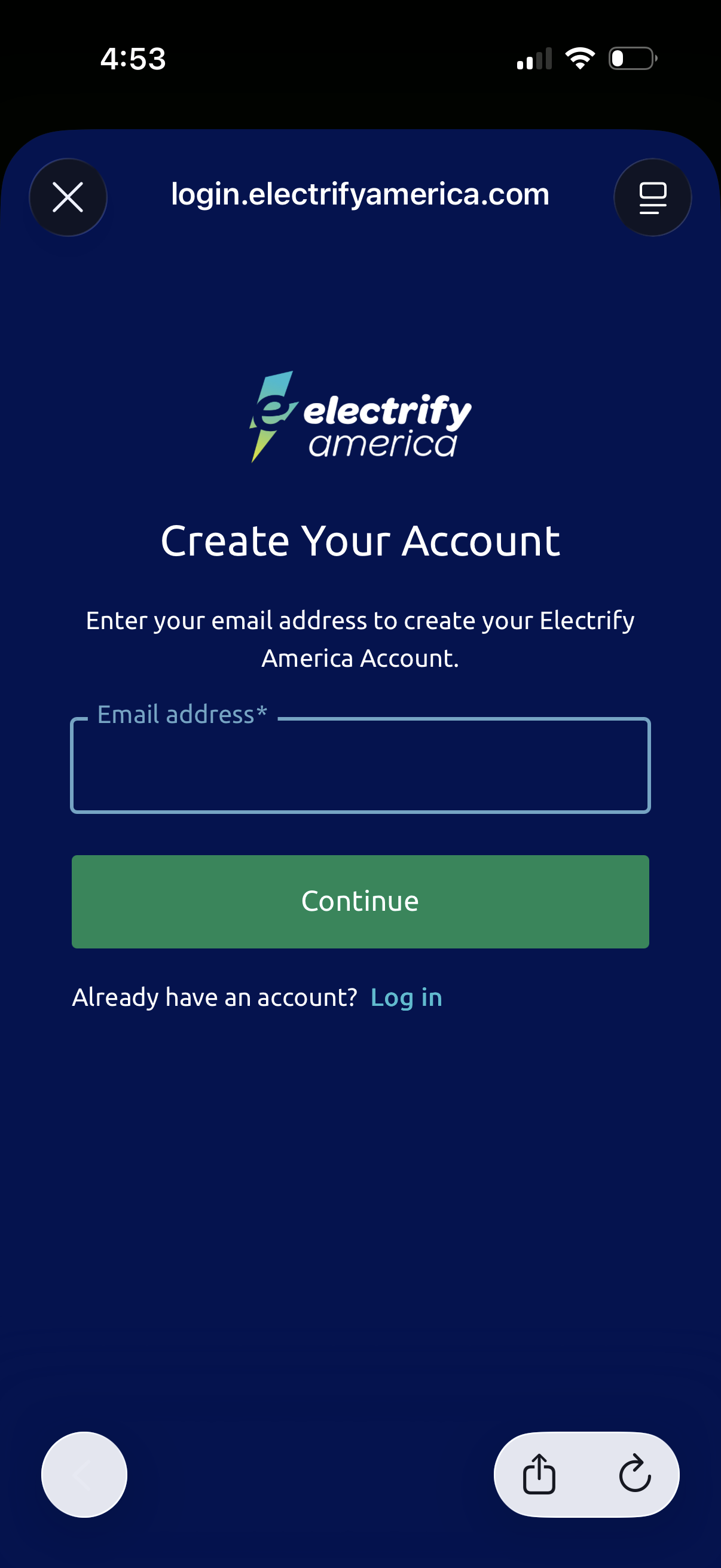 electrify-america app screenshot 9