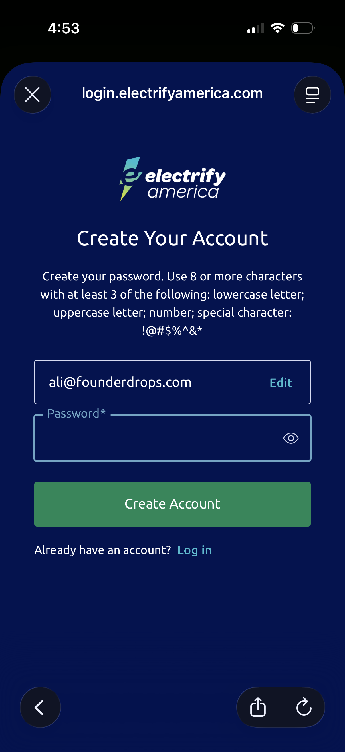 electrify-america app screenshot 7