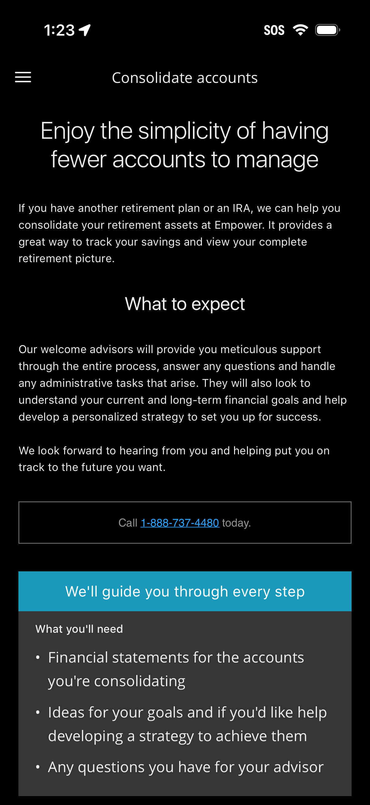empower app screenshot 1