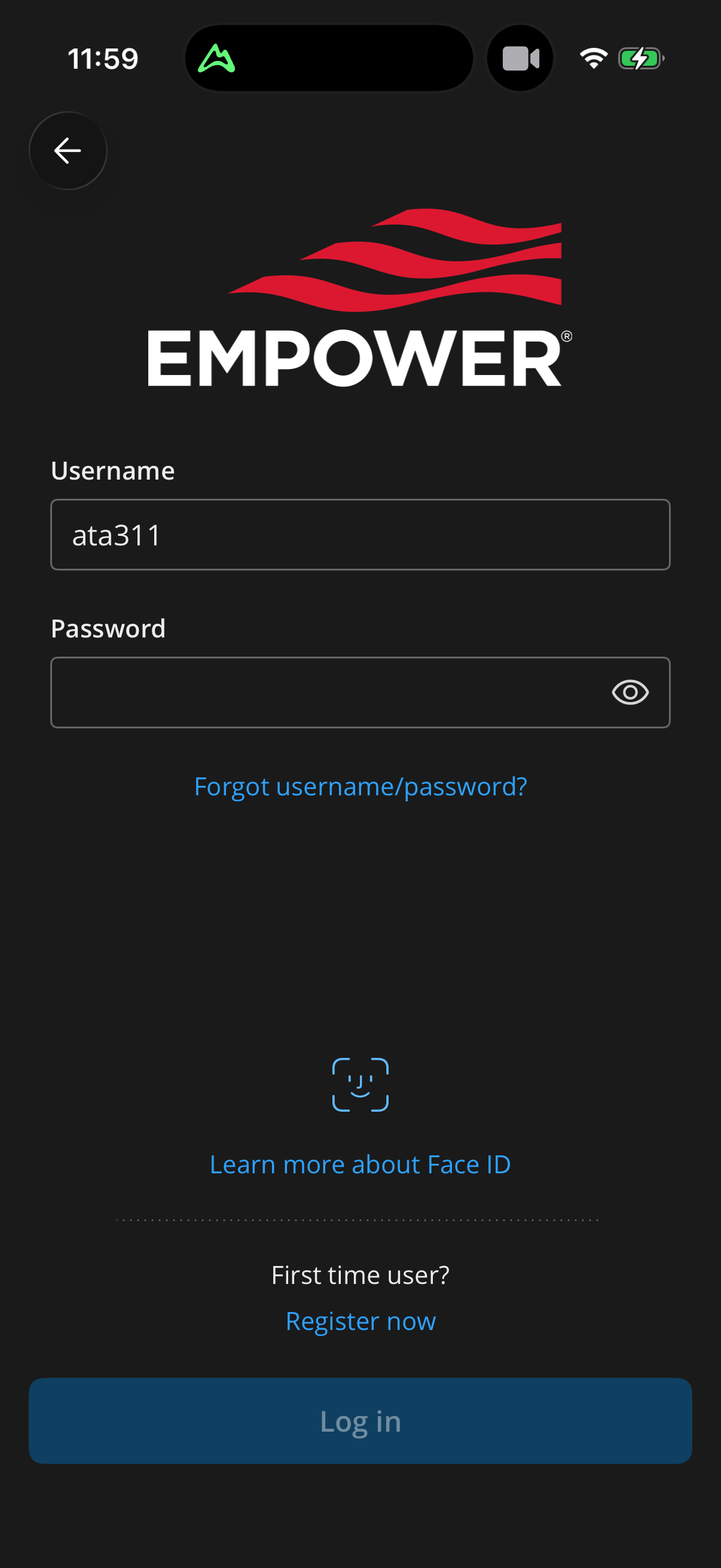 Step 1 of empower Main_tabs